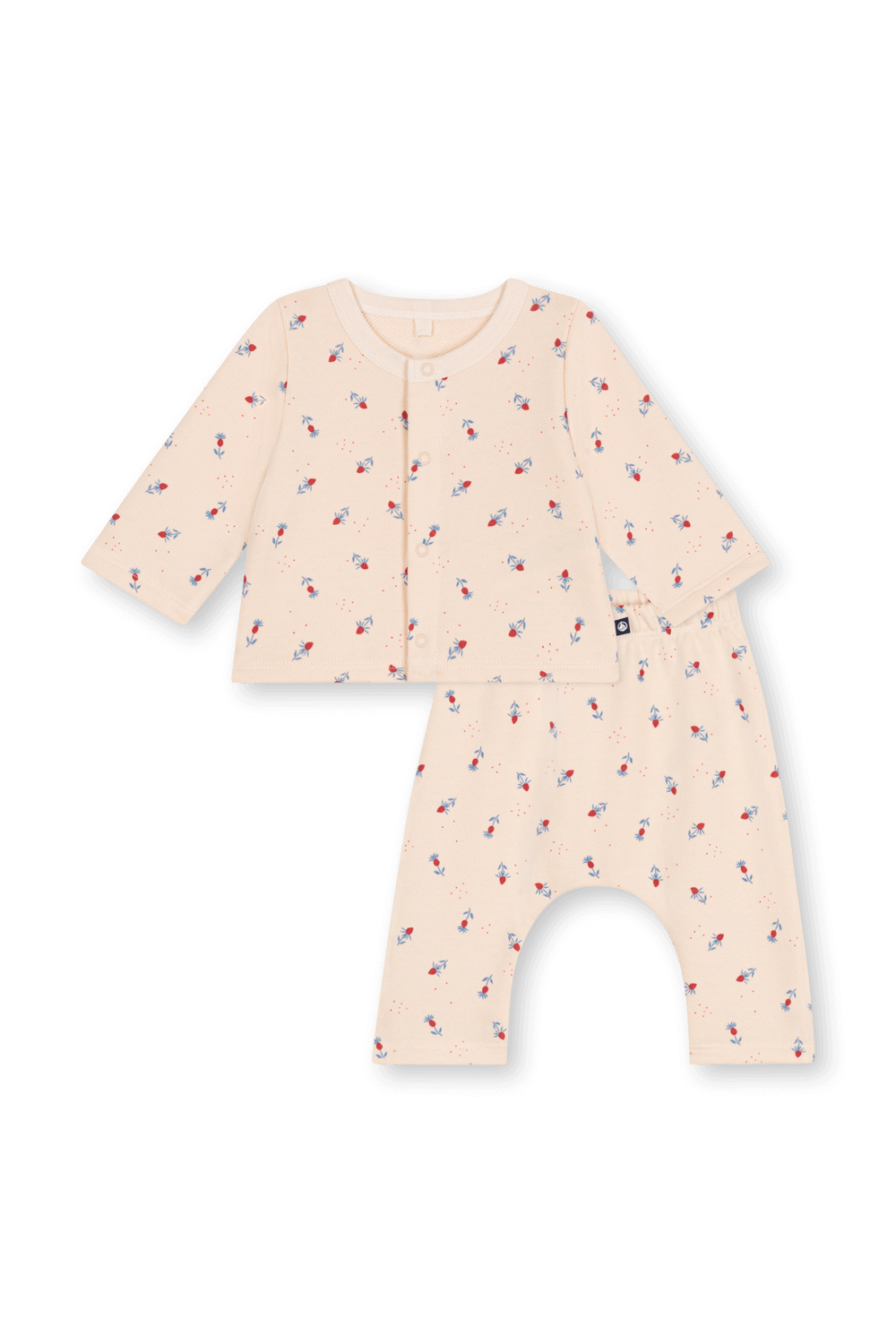 תמונה קידמית של סט מכנסיים וקרדיגן PETIT BATEAU