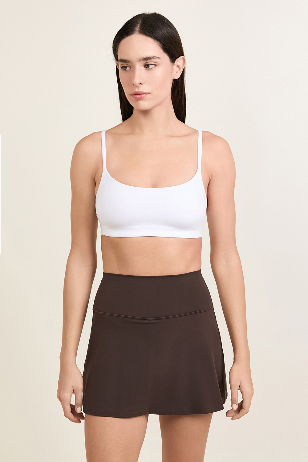 תמונת דוגמן קידמית של Wunder Train Strappy Racer Bra, C/D Cup LULULEMON