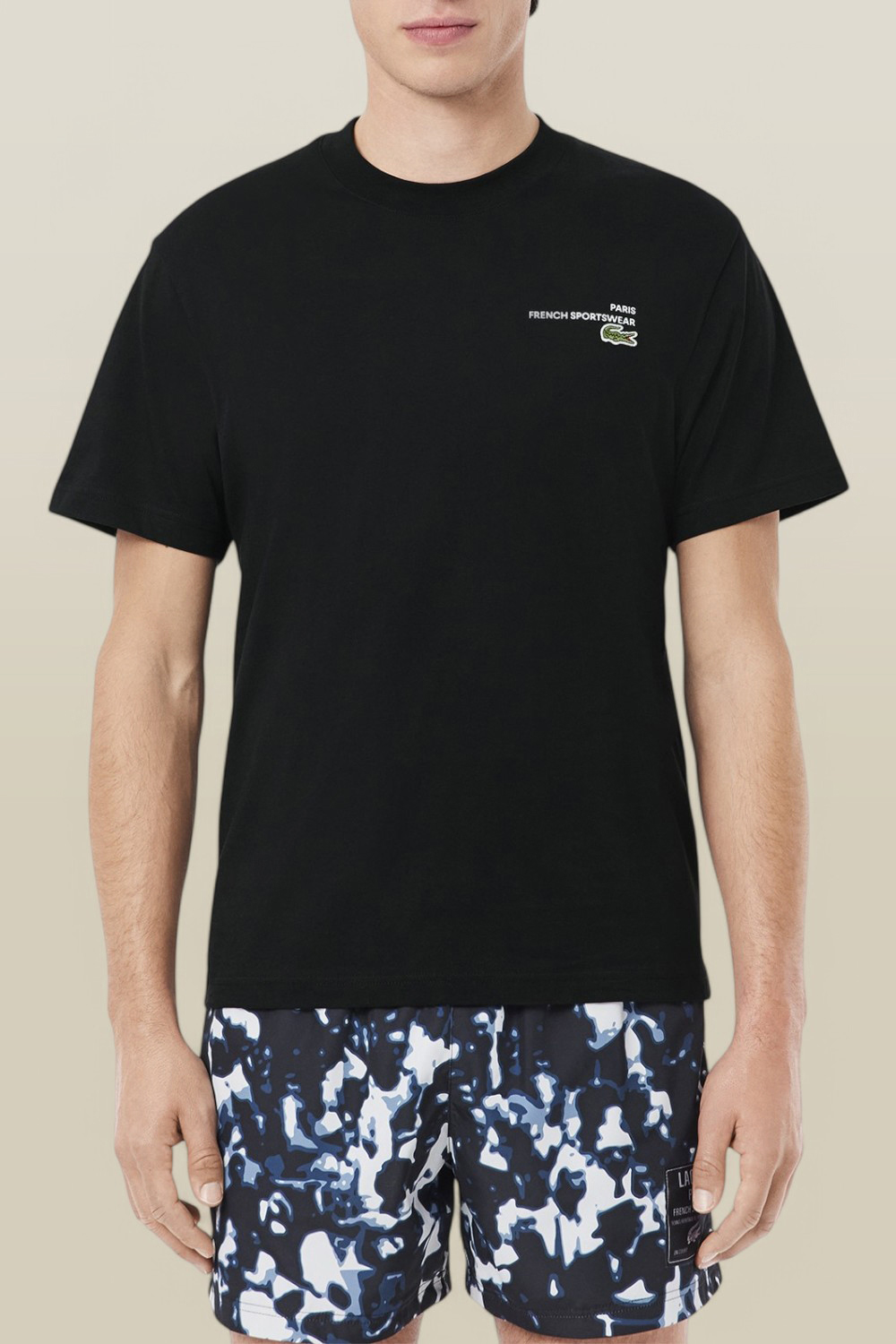 תמונת דוגמן קידמית של חולצת טי LACOSTE