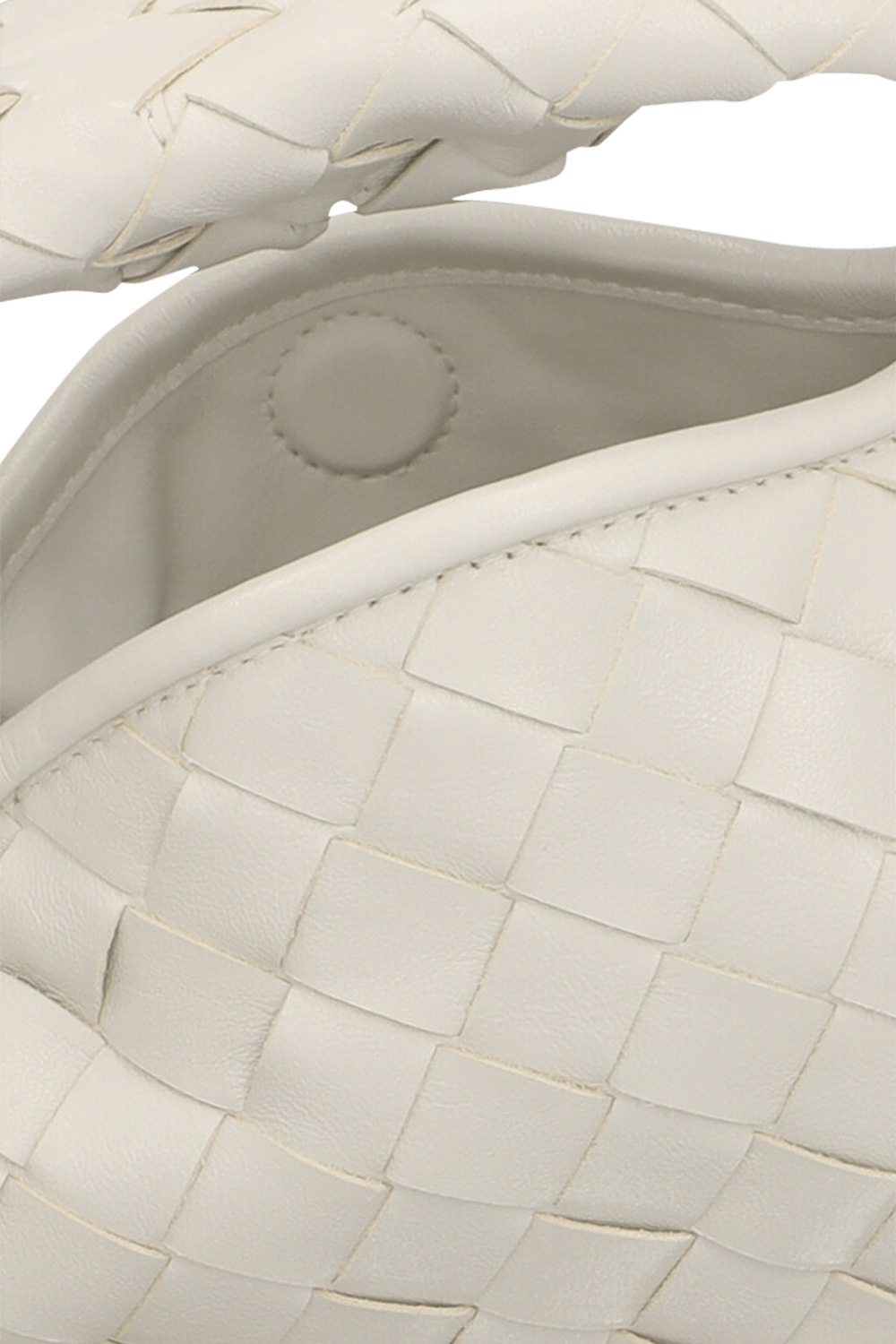 תמונת פנים של תיק הופ בגודל מיני BOTTEGA VENETA