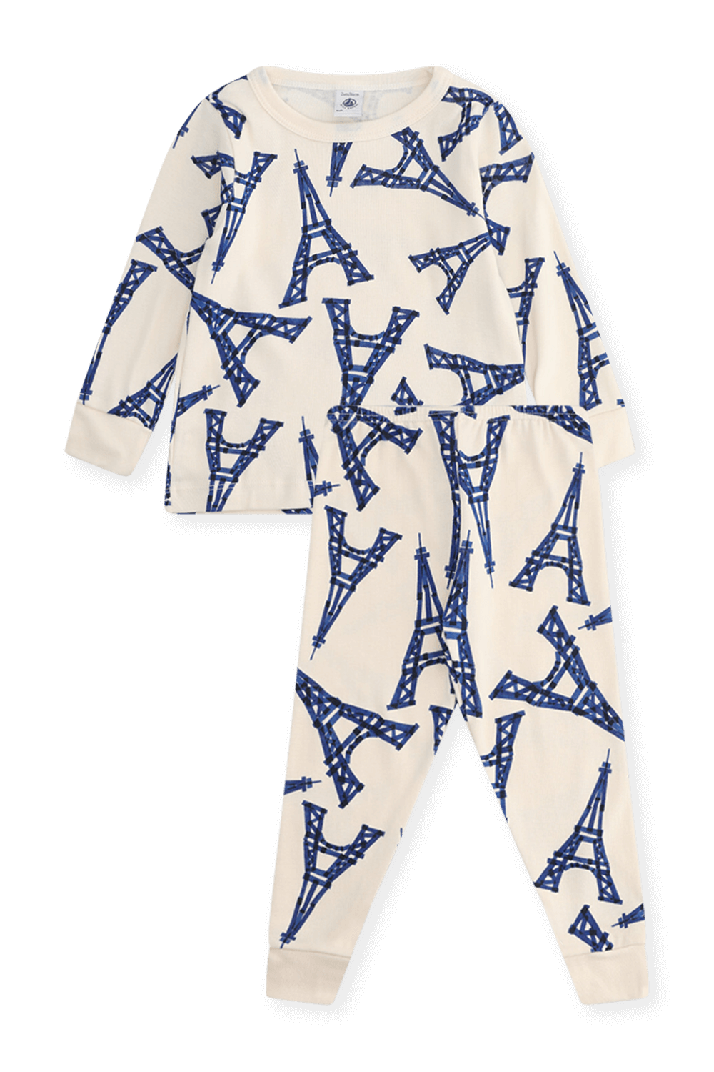 תמונה קידמית של סט פיג'מה פריז - גילאי 6-12 שנים PETIT BATEAU