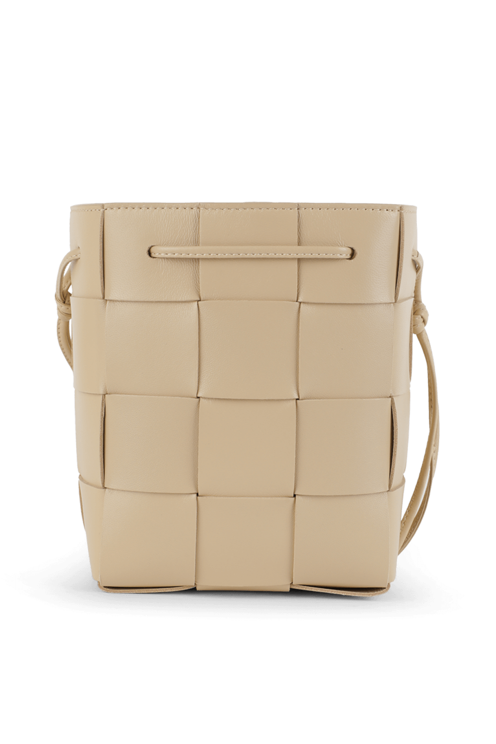 תמונה קידמית של תיק צד מעור BOTTEGA VENETA