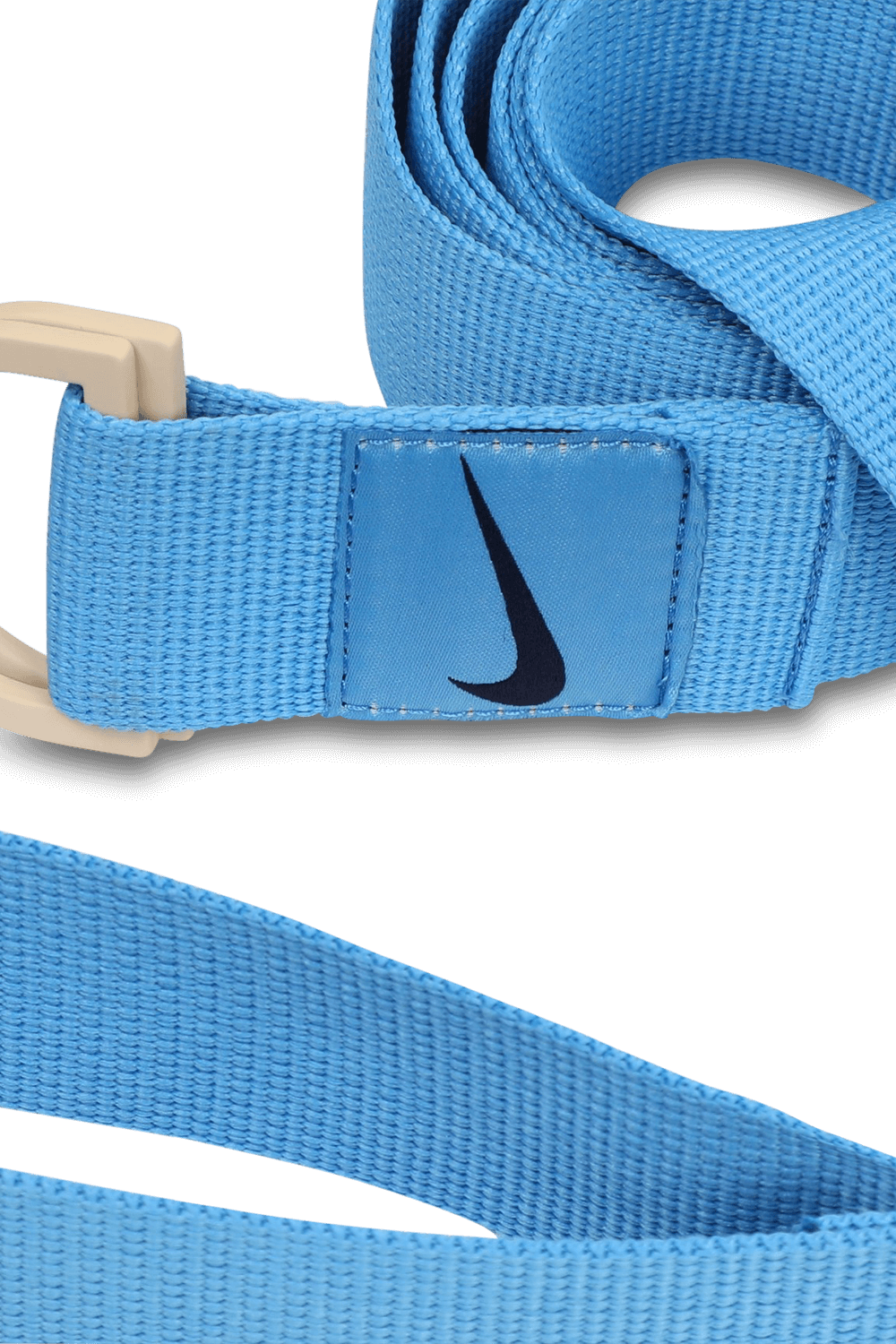 תמונה אחורית של רצועת יוגה תכלת NIKE