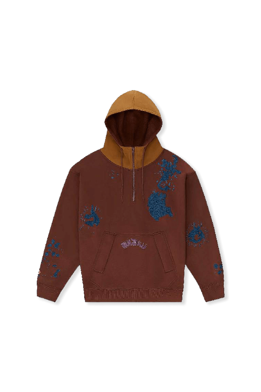תמונה קידמית של Converse x Bandulu Hoodie in Brown CONVERSE