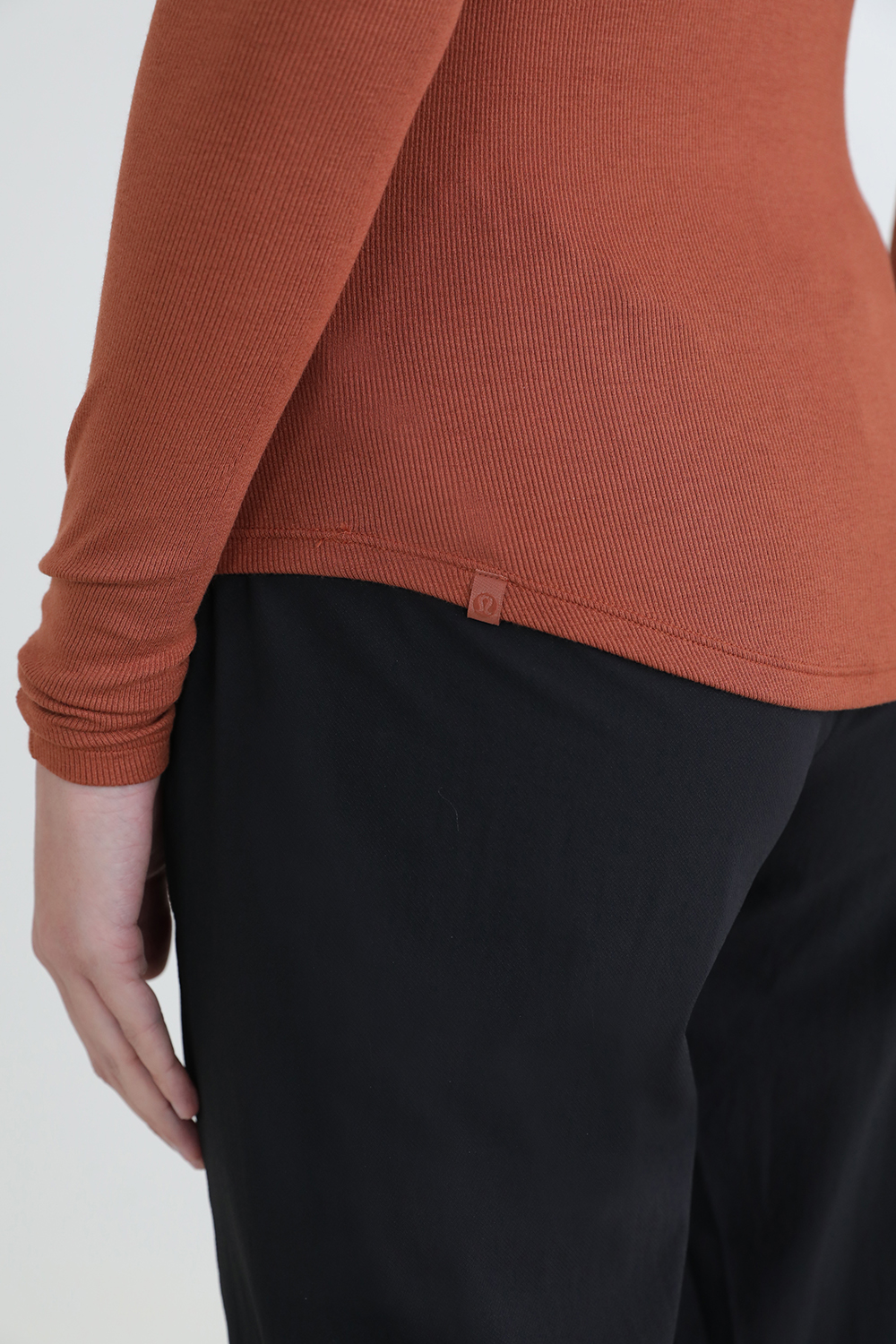תמונת תקריב דוגמן של Hold Tight Cropped Long Sleeve