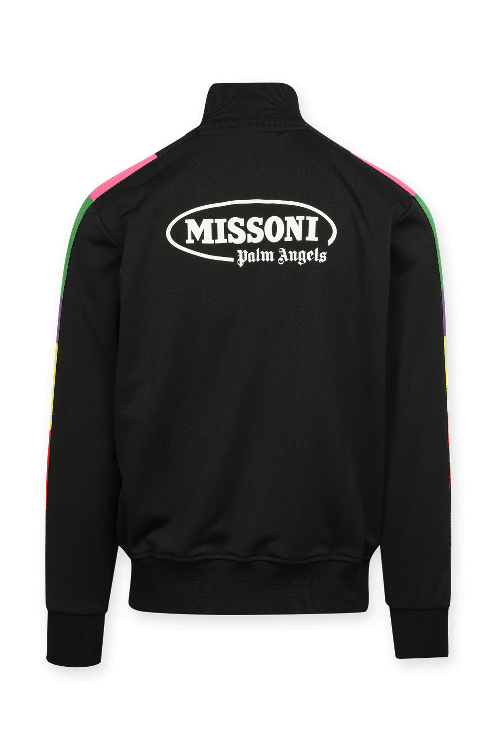 תמונה אחורית של PA x Missoni Side Color Jacket in Black PALM ANGELS