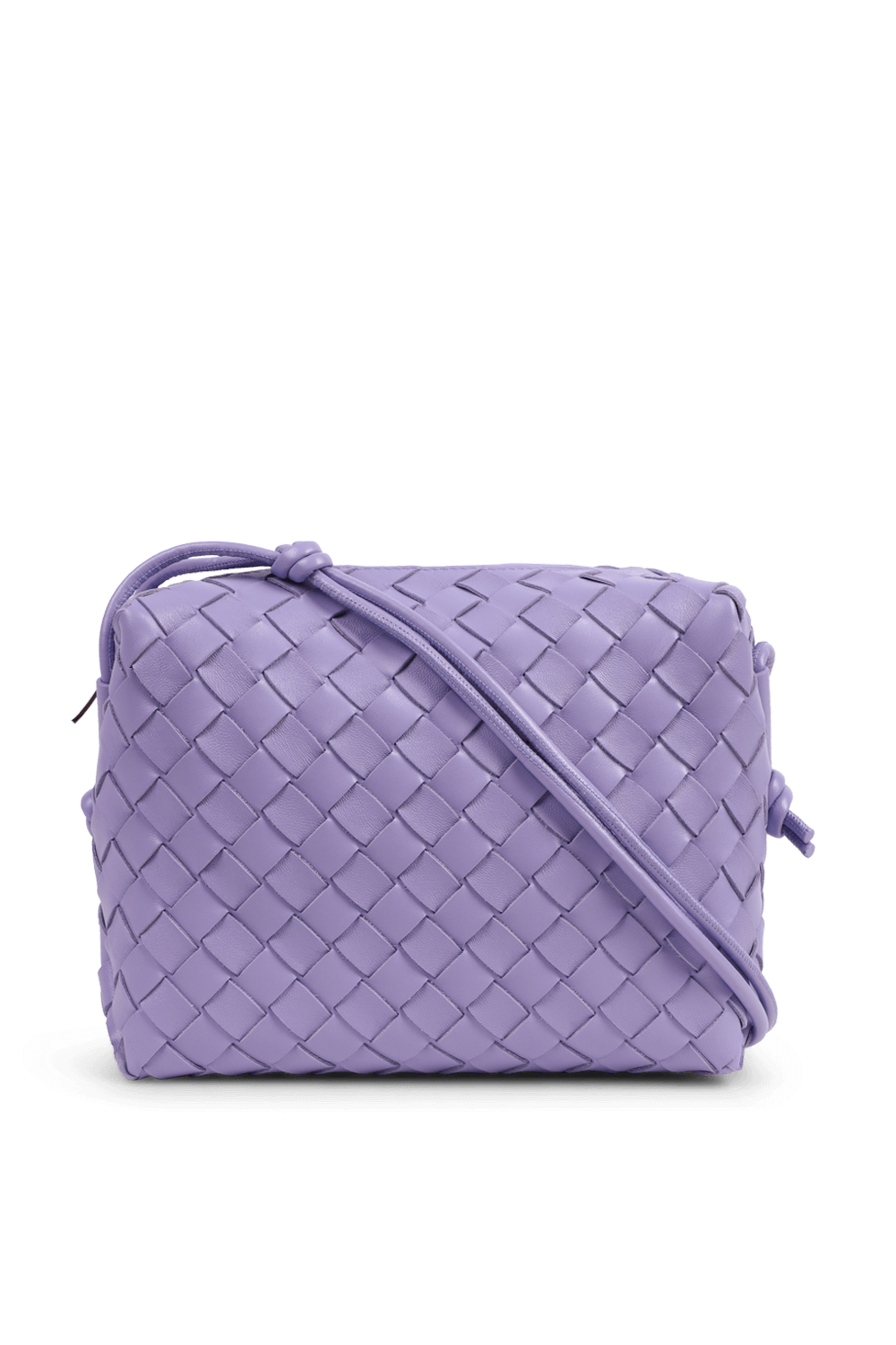 תמונה קידמית של תיק לופ קרוס ארוג מעור BOTTEGA VENETA