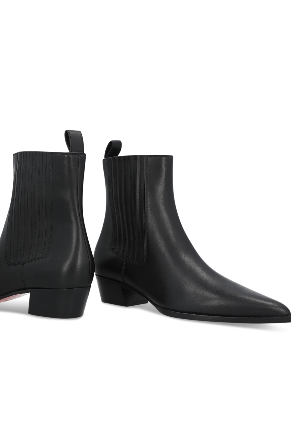 תמונת תקריב של מגפוני עקב 4 סמ CHRISTIAN LOUBOUTIN