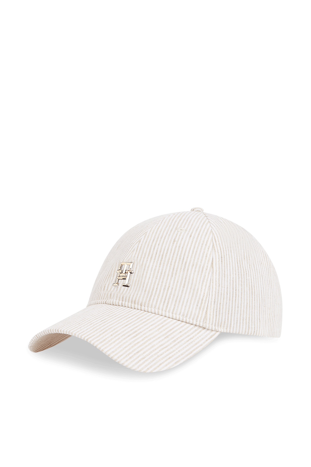 תמונה קידמית של כובע מצחייה מפשתן TOMMY HILFIGER