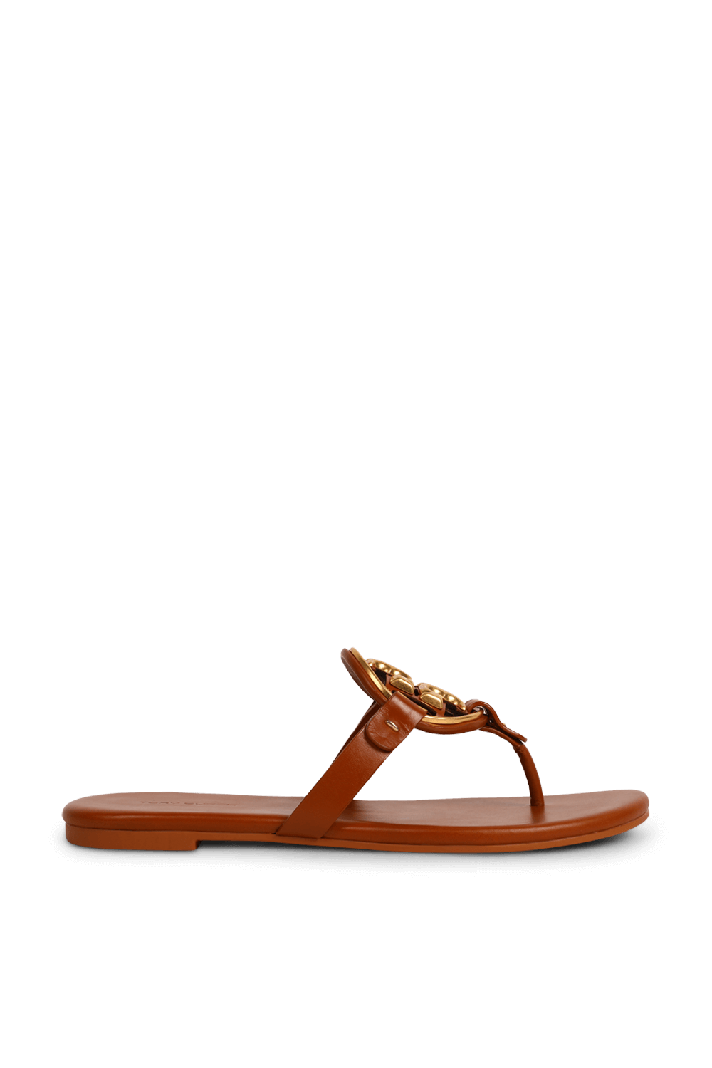 תמונה קידמית של סנדלי מילר מעור TORY BURCH