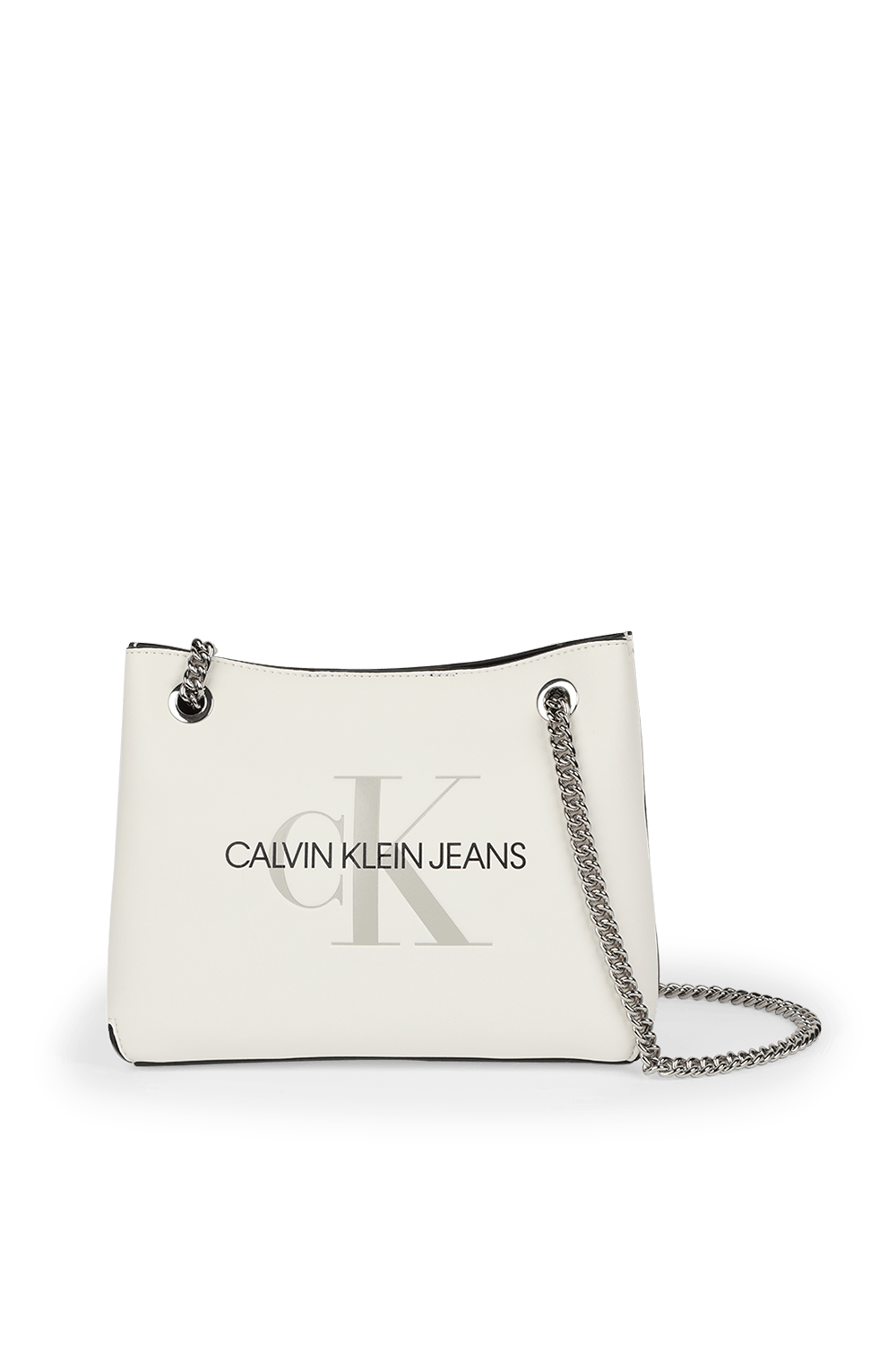 תמונה קידמית של Big Logo Shoulder Bag in White
