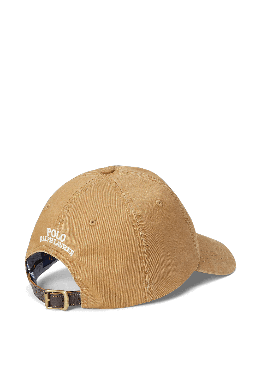 תמונה אחורית של כובע מצחייה מכותנה POLO RALPH LAUREN