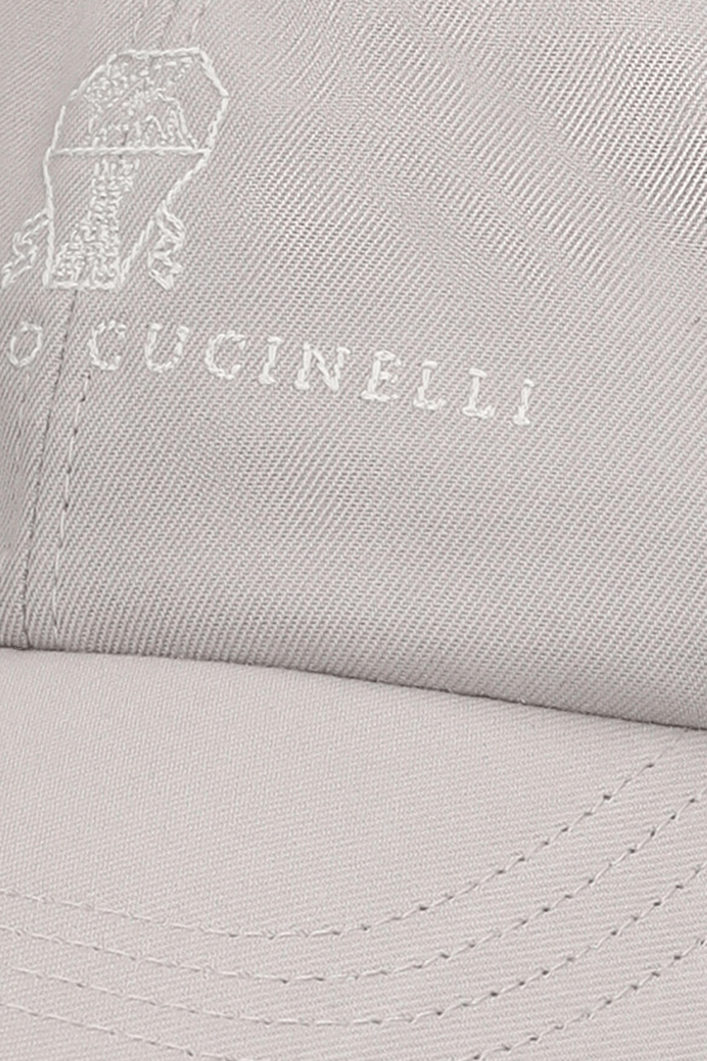 תמונת תקריב של כובע מצחייה BRUNELLO CUCINELLI