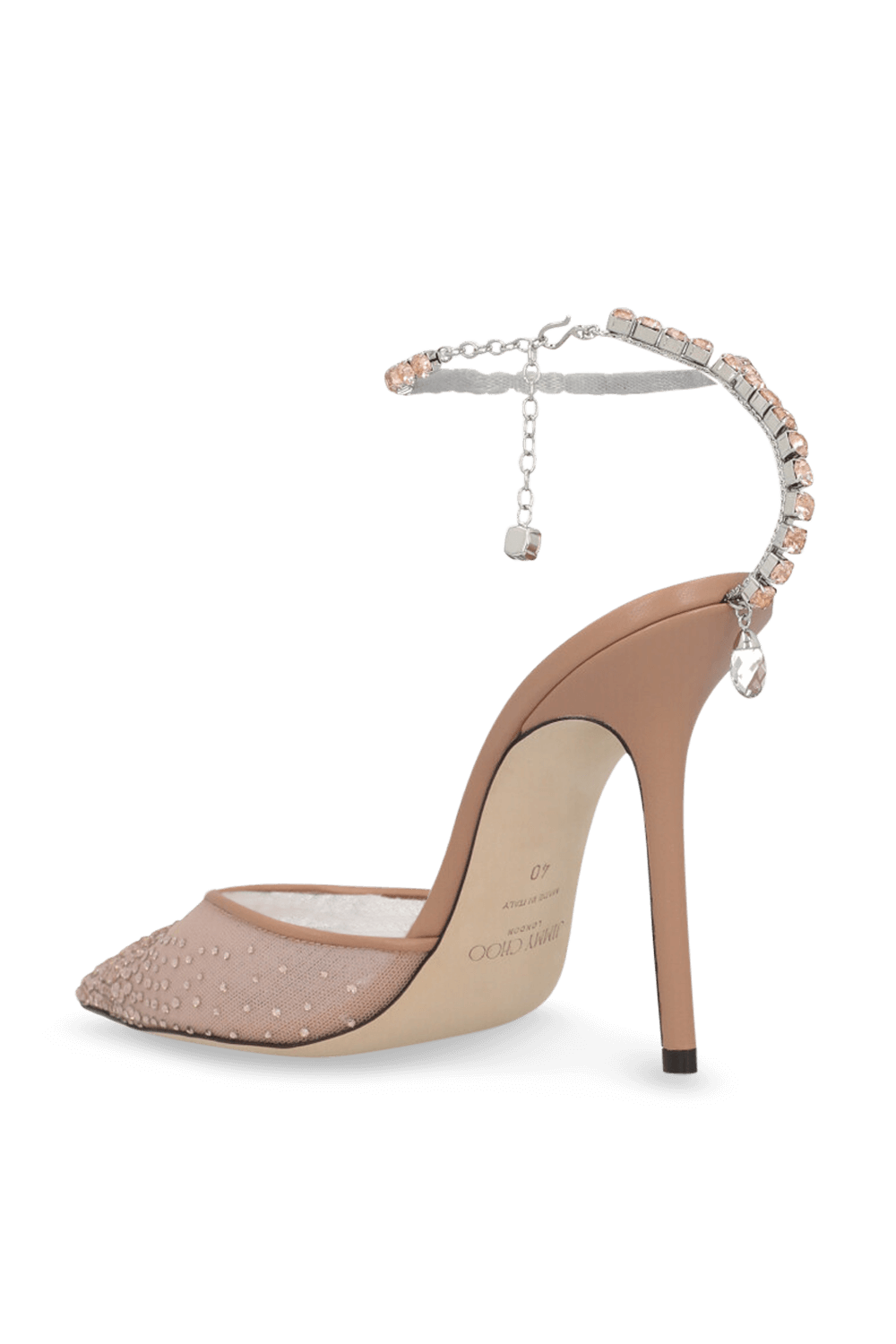 תמונה אחורית של נעלי עקב 10 סמ JIMMY CHOO