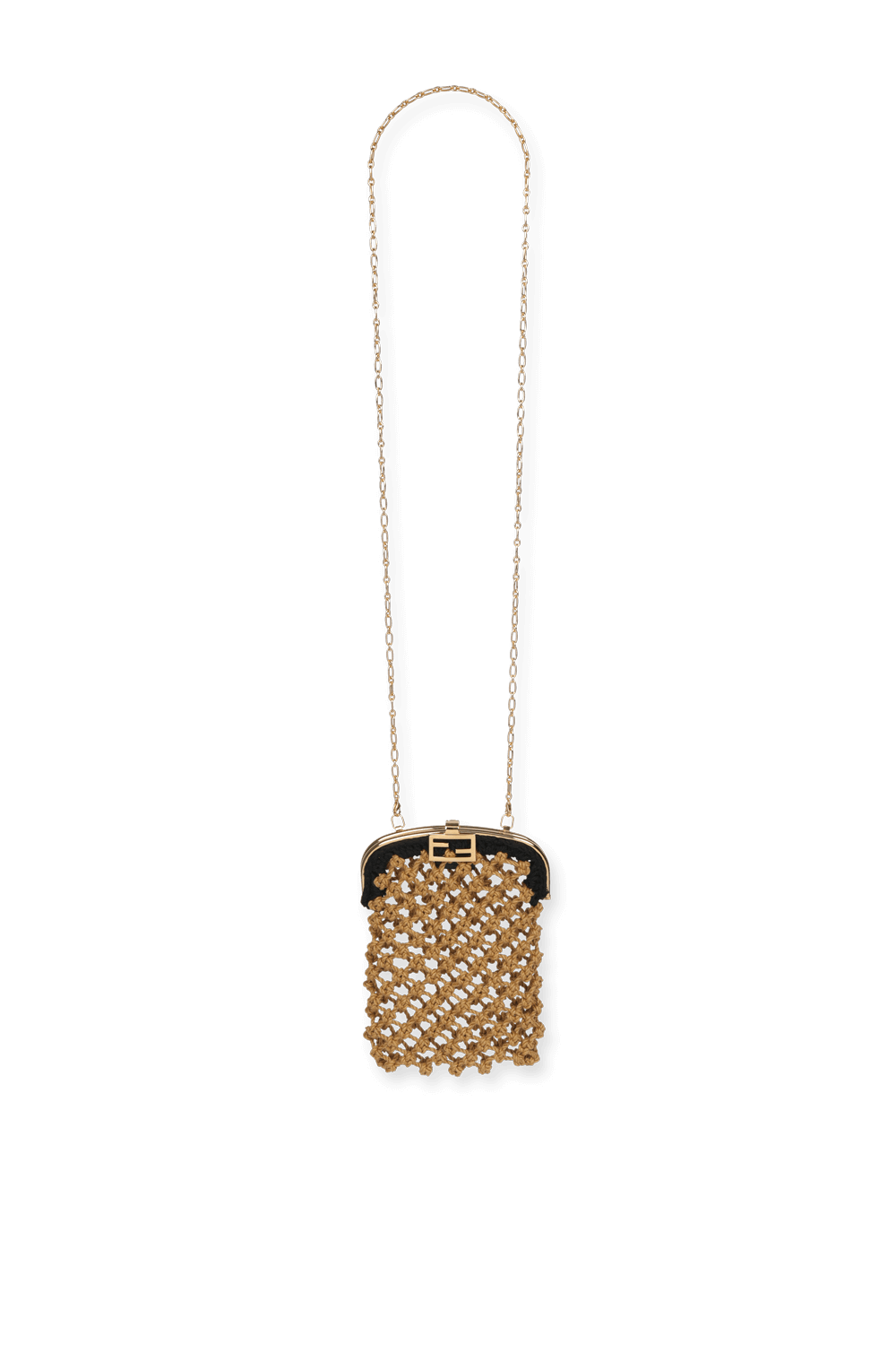 תמונה קידמית של Baguette Phone Bag in Natural