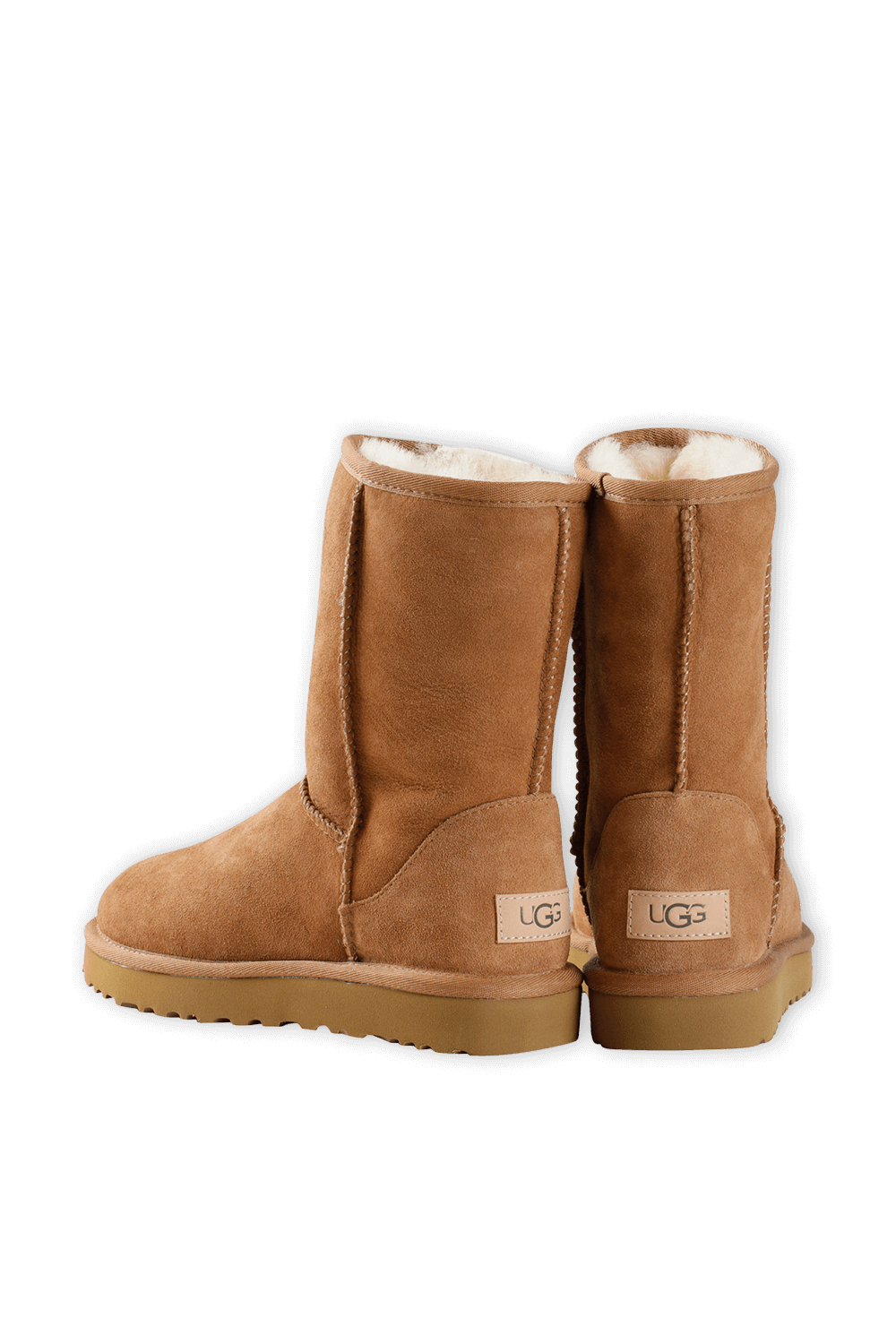 תמונת תקריב של II מגפוני עור קלאסיק שורט UGG