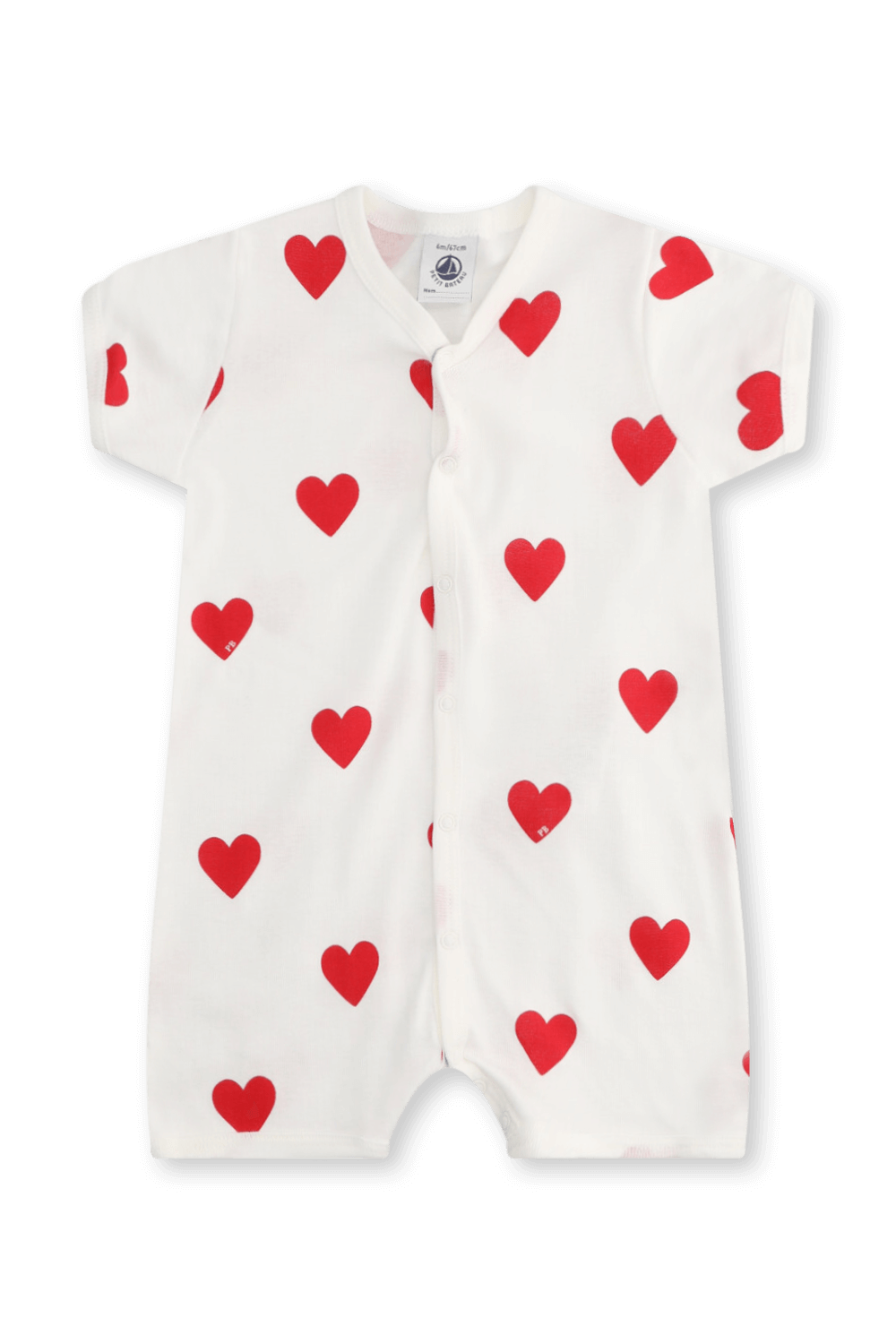 תמונה קידמית של אוברול קצר - גילאי 6-24 חודשים PETIT BATEAU