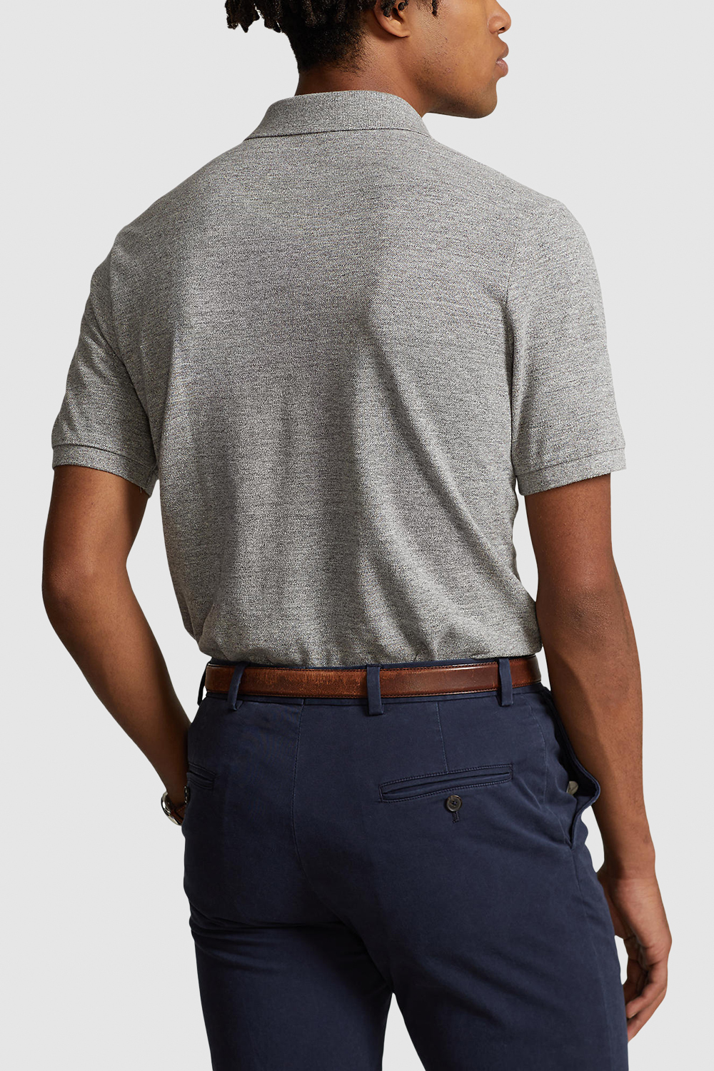 תמונת דוגמן אחורית של חולצת פולו קצרה POLO RALPH LAUREN