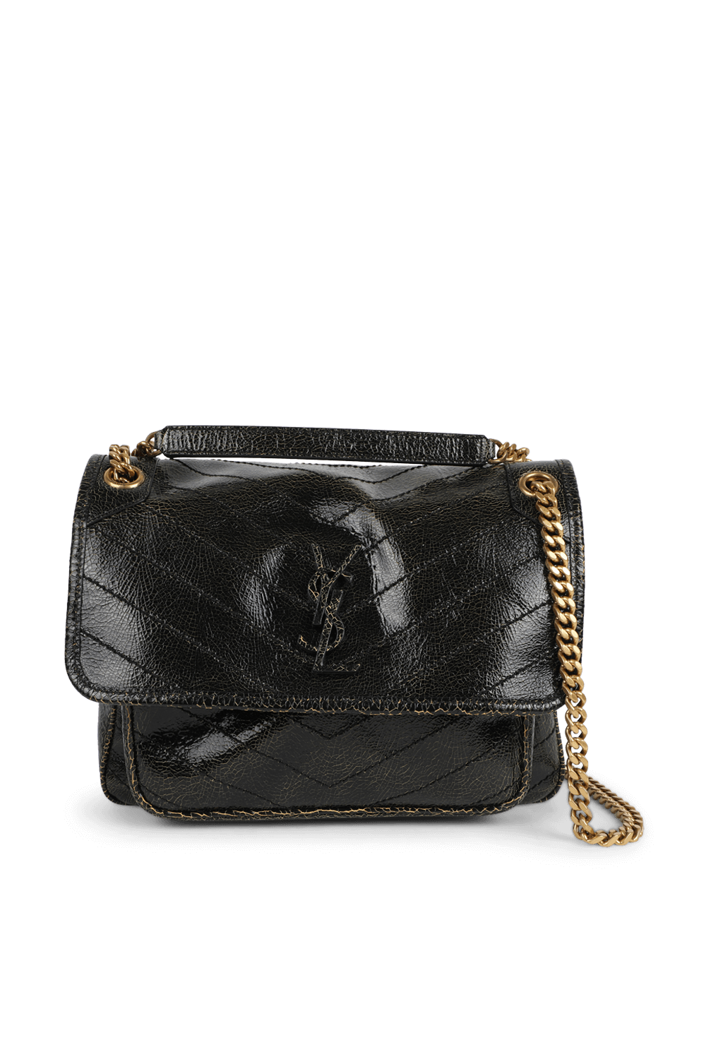 תמונה קידמית של תיק כתף ניקי מדיום SAINT LAURENT
