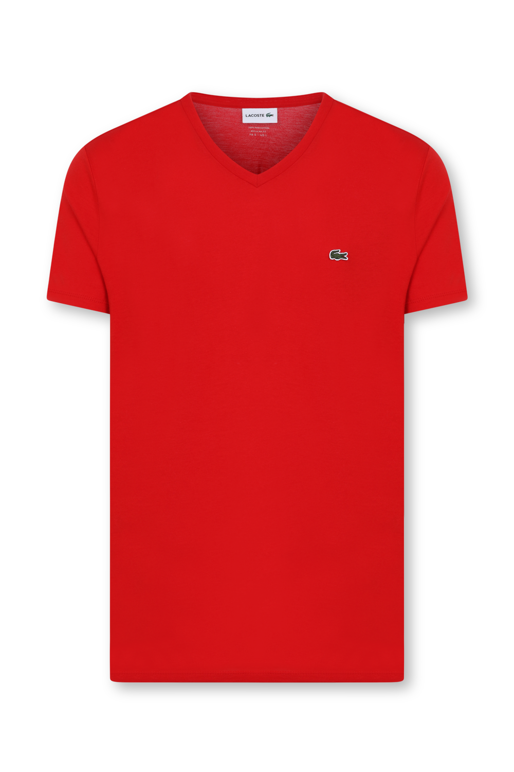 תמונה קידמית של חולצת טי מכותנה LACOSTE