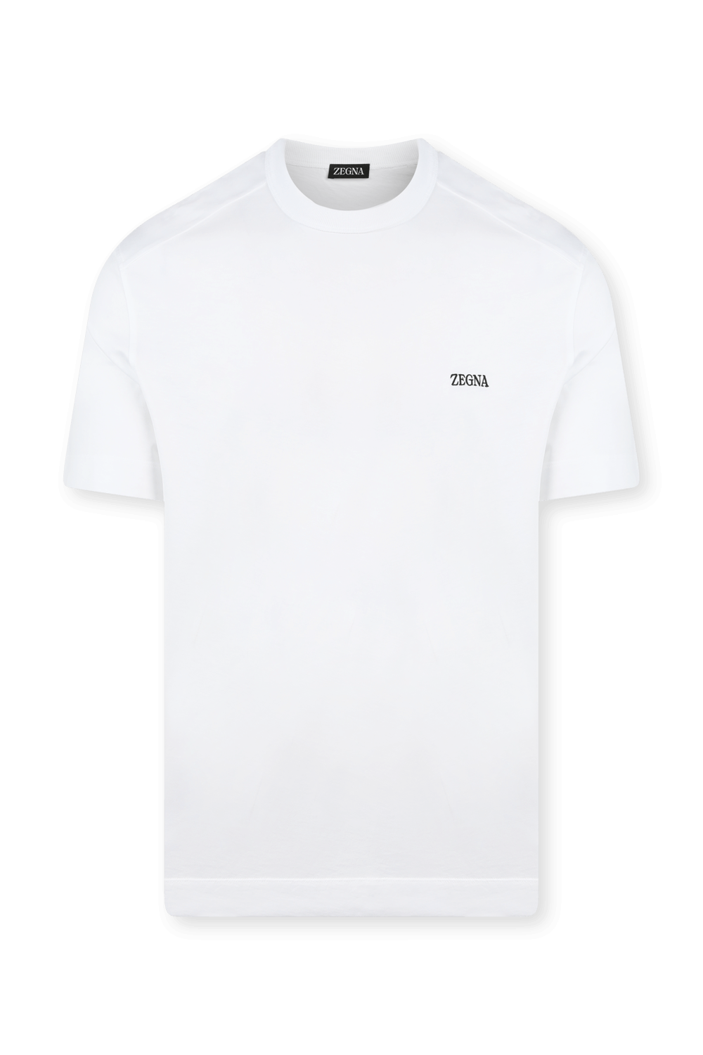 תמונה קידמית של חולצת סלים טי עם לוגו ZEGNA