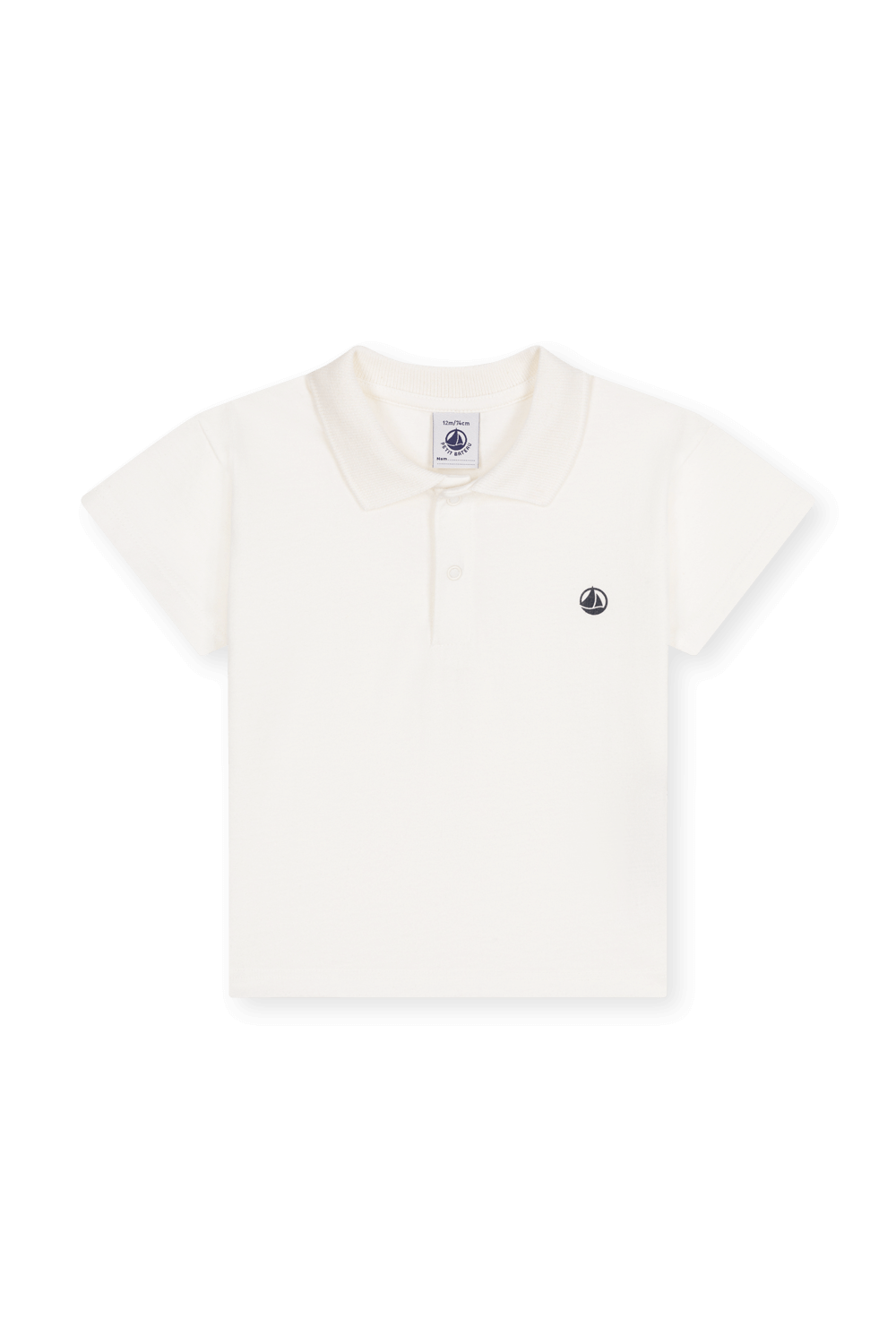 תמונה קידמית של חולצת פולו - גילאי 18-36 חודשים PETIT BATEAU