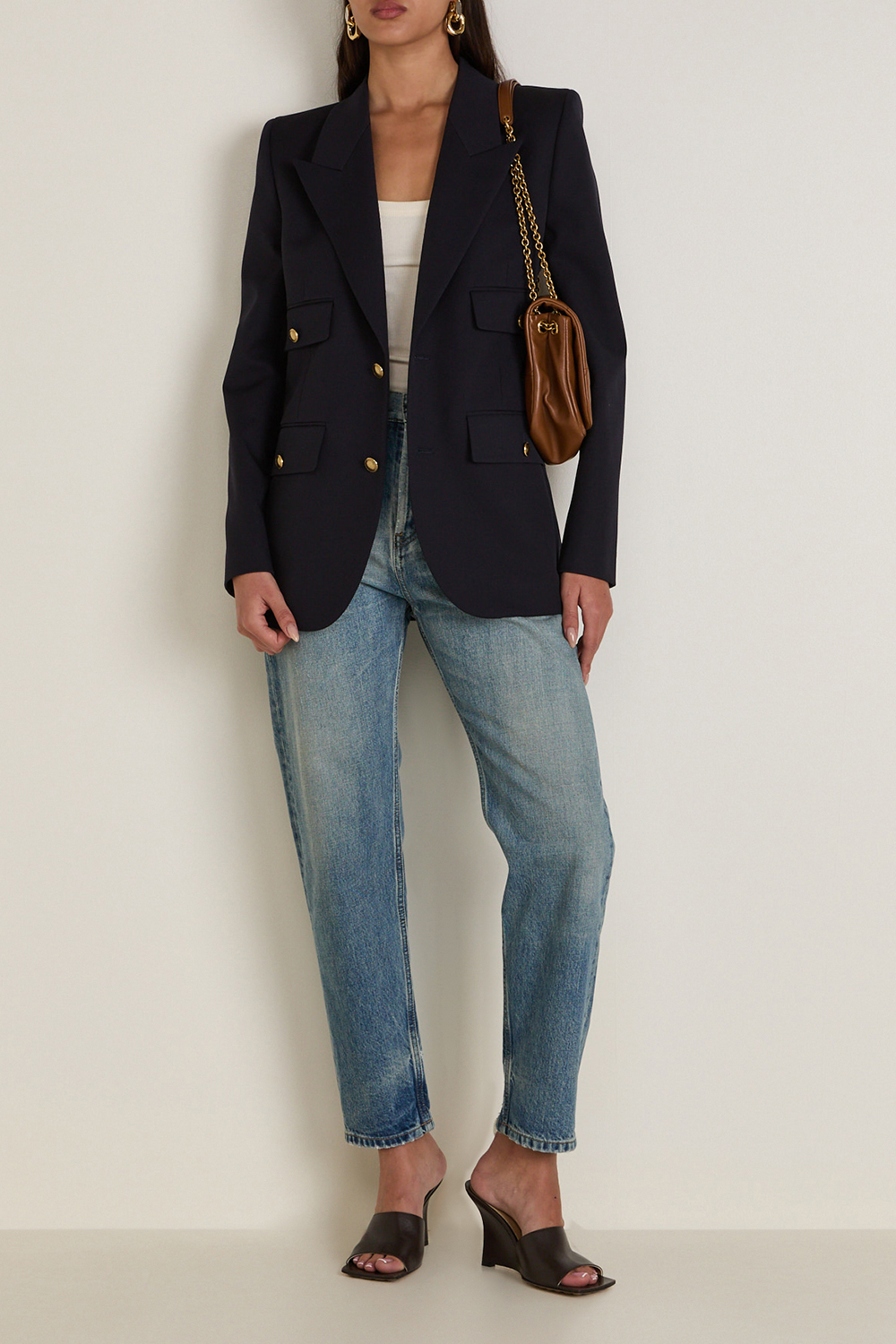 תמונת דוגמן קידמית של תיקי ג'יימי סמול SAINT LAURENT