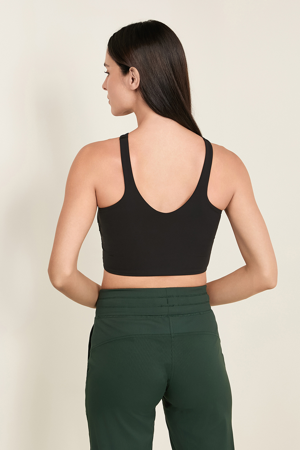 תמונת תקריב דוגמן של Flexible Fit V And Racer Bra LULULEMON