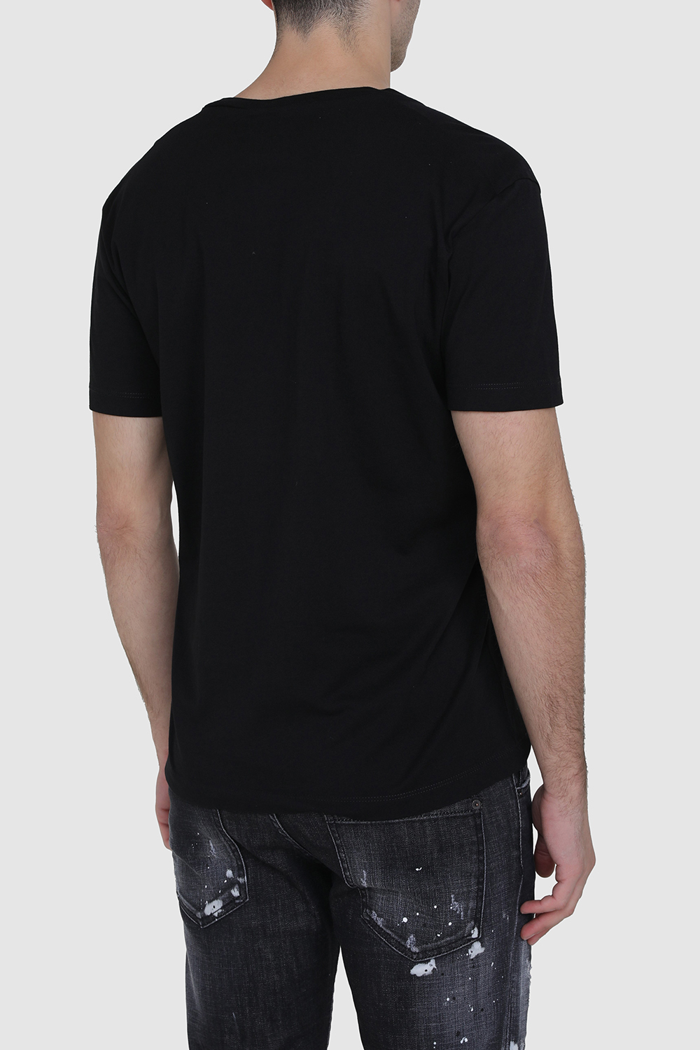 תמונת דוגמן אחורית של חולצת טי DSQUARED2