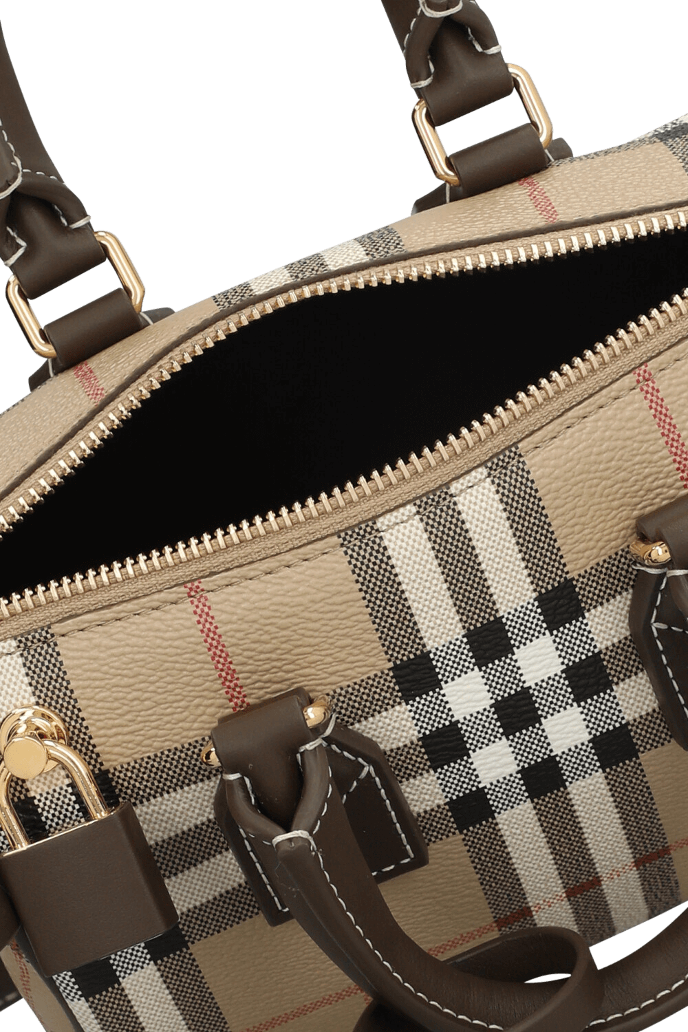 תמונת פנים של תיק באולינג מיני BURBERRY