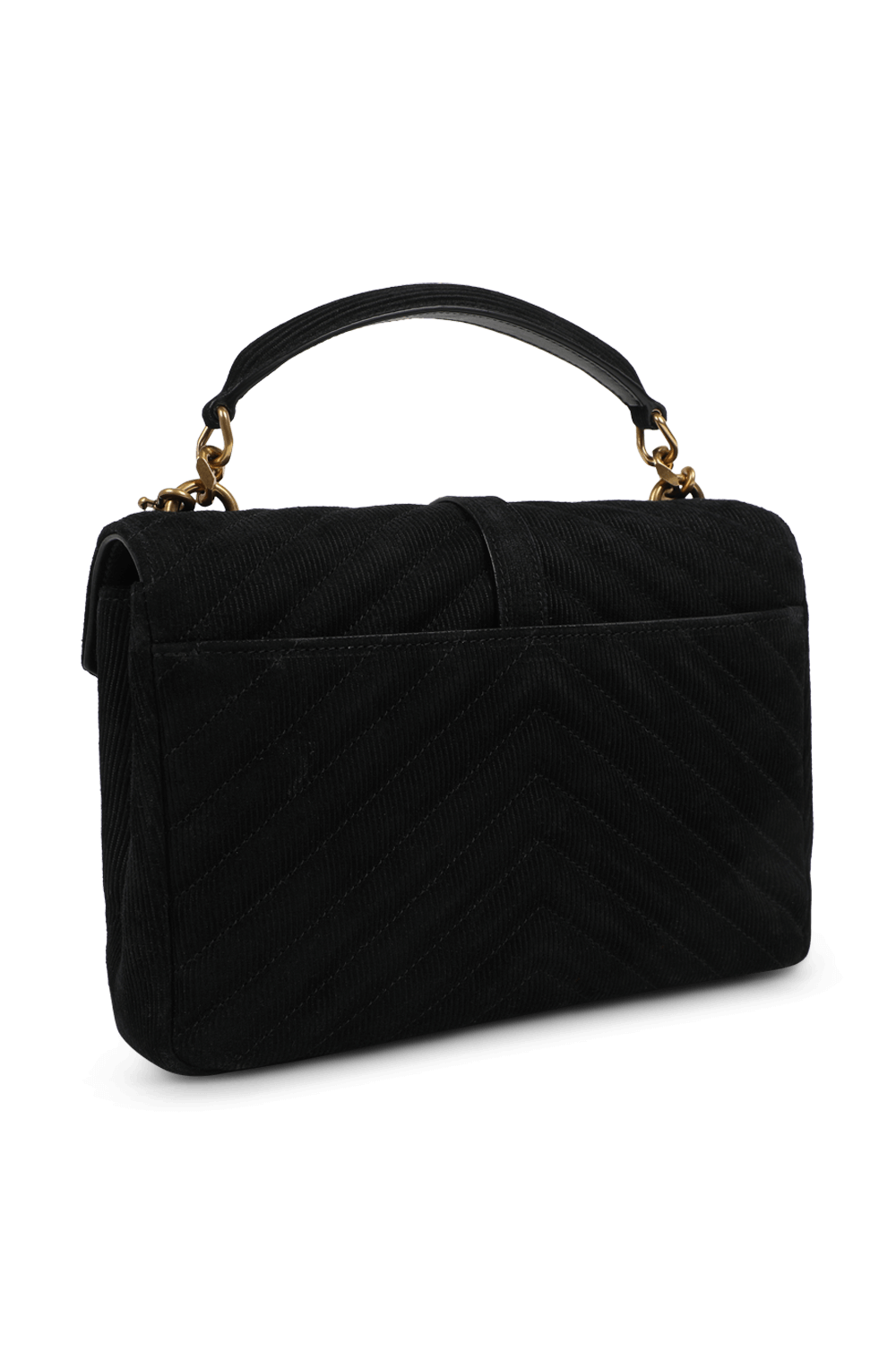 תמונה אחורית של תיק קולג' בגודל מדיום מעור SAINT LAURENT