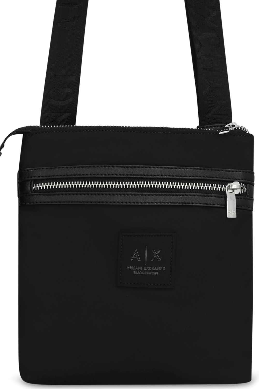 תמונת תקריב של תיק קרוסבודי ARMANI EXCHANGE