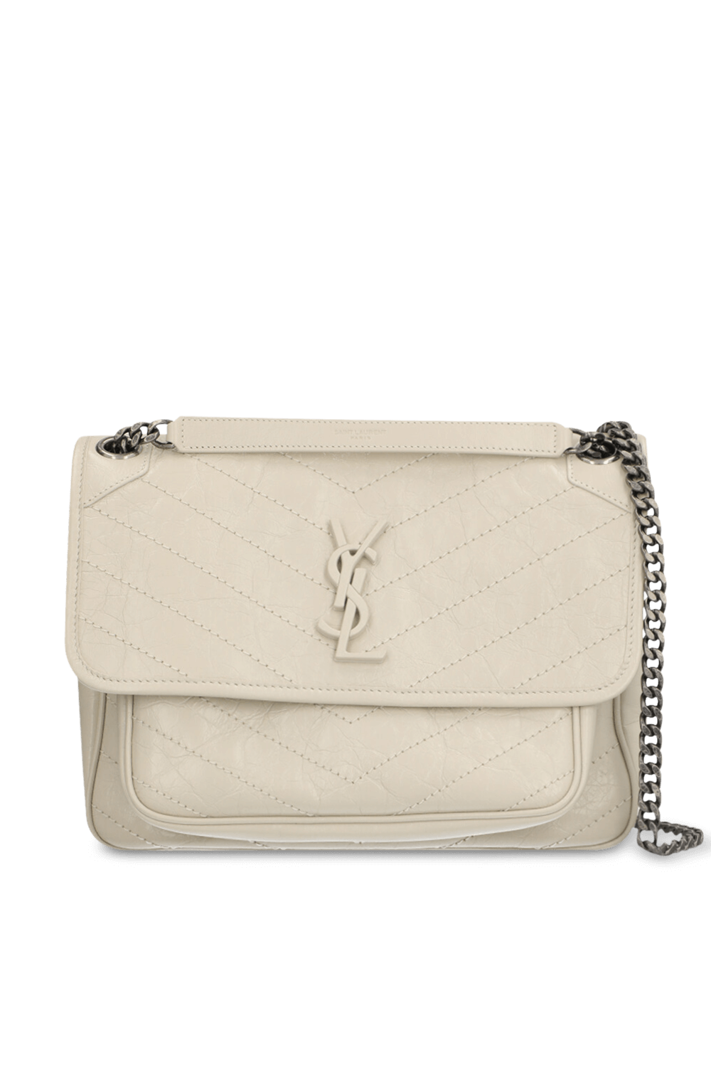 תמונה קידמית של תיק כתף ניקי מדיום SAINT LAURENT