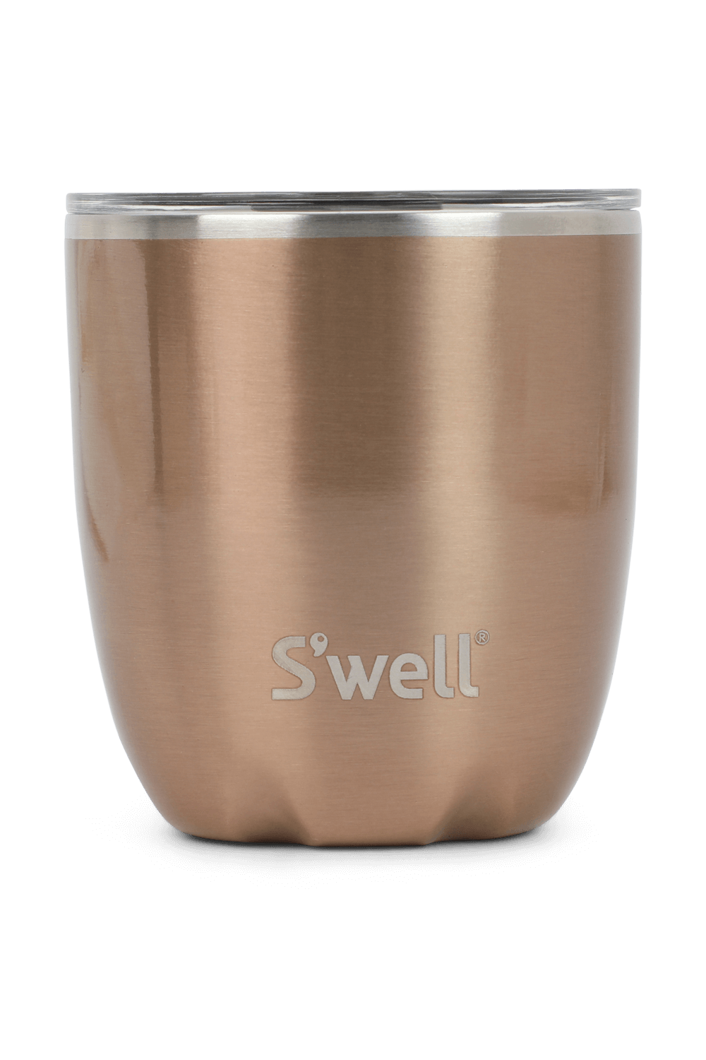 תמונה קידמית של כוס נחושת 100 מ\"ל עם מכסה SWELL