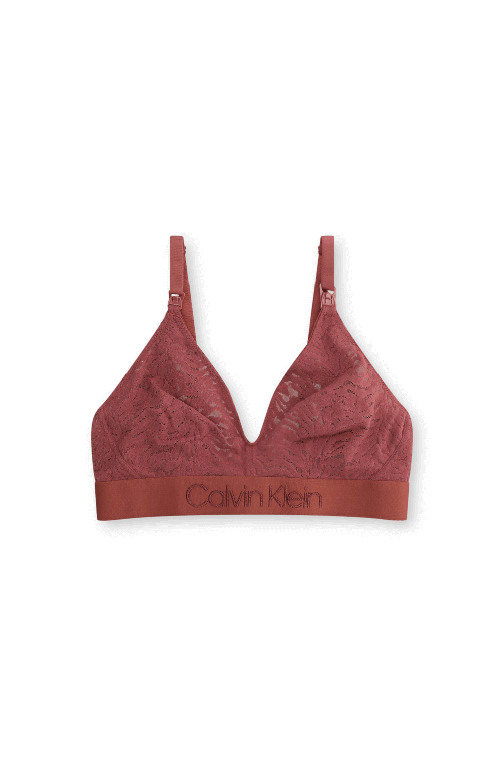 תמונה קידמית של חזיית הריון והנקה תחרה CALVIN KLEIN