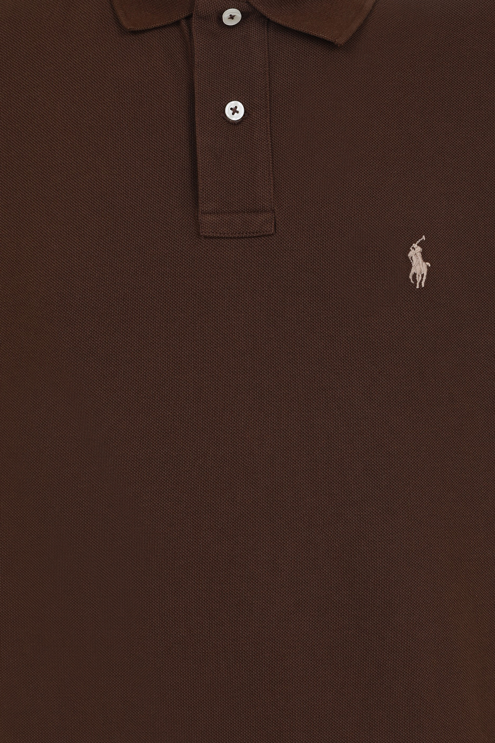 תמונה אחורית של חולצת פולו מכותנה POLO RALPH LAUREN