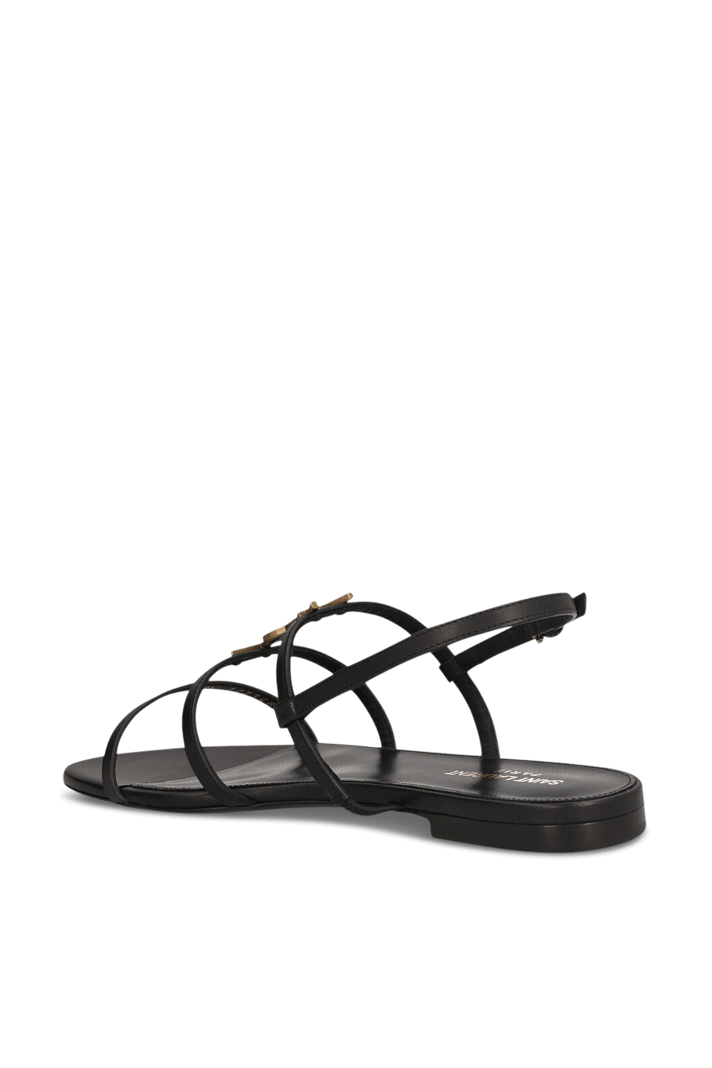 תמונה אחורית של סנדלי קסנדרה סלינג באק SAINT LAURENT