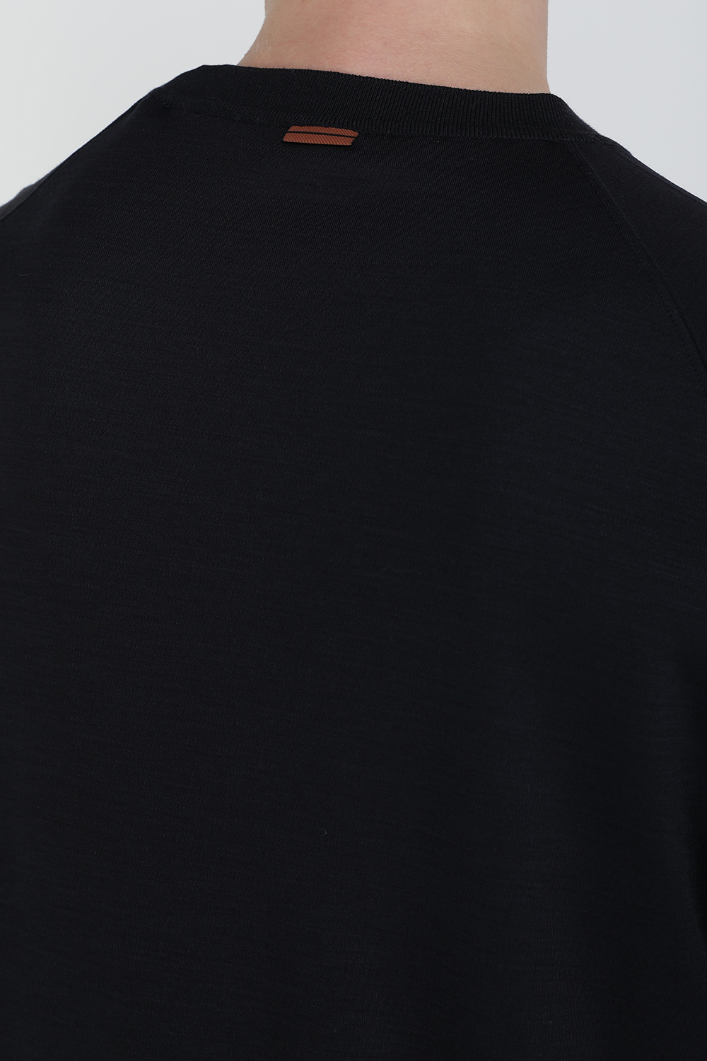 תמונת תקריב דוגמן של חולצת טי ZEGNA