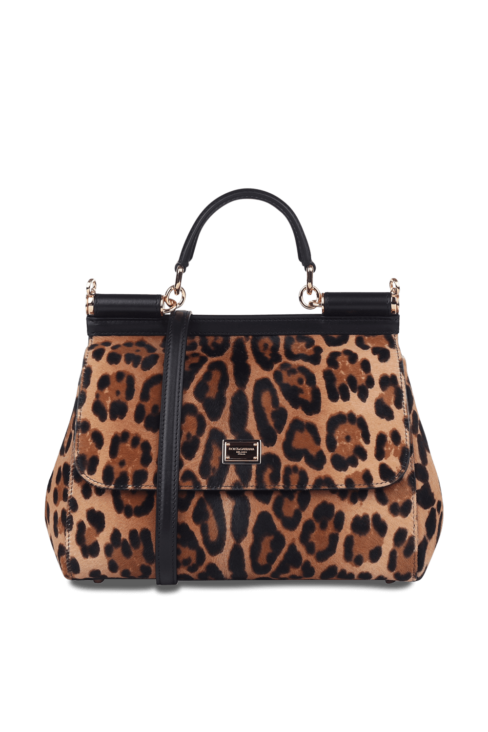 תמונת תקריב של Sicily MD Handbag in Leopard