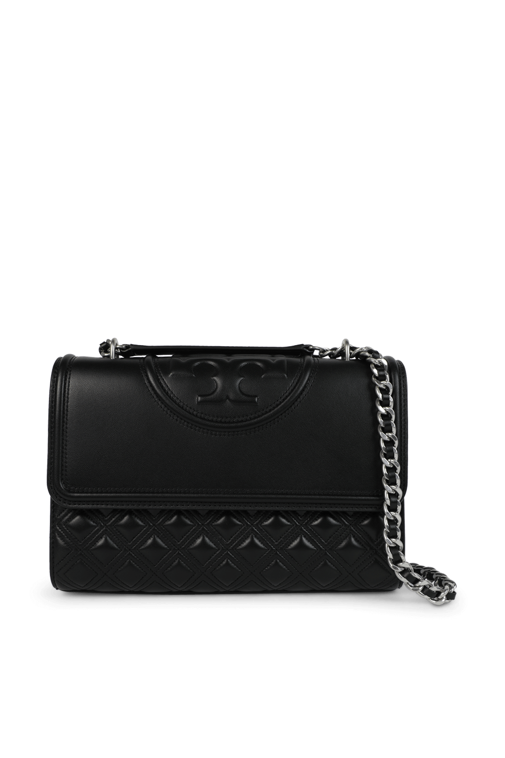 תמונה קידמית של תיק כתף פלמינג מעור TORY BURCH