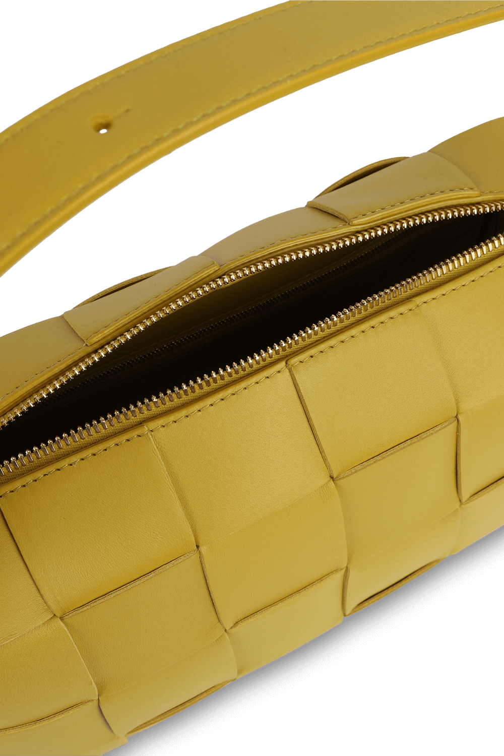 תמונת פנים של תיק כתף שתי וערב מעור BOTTEGA VENETA