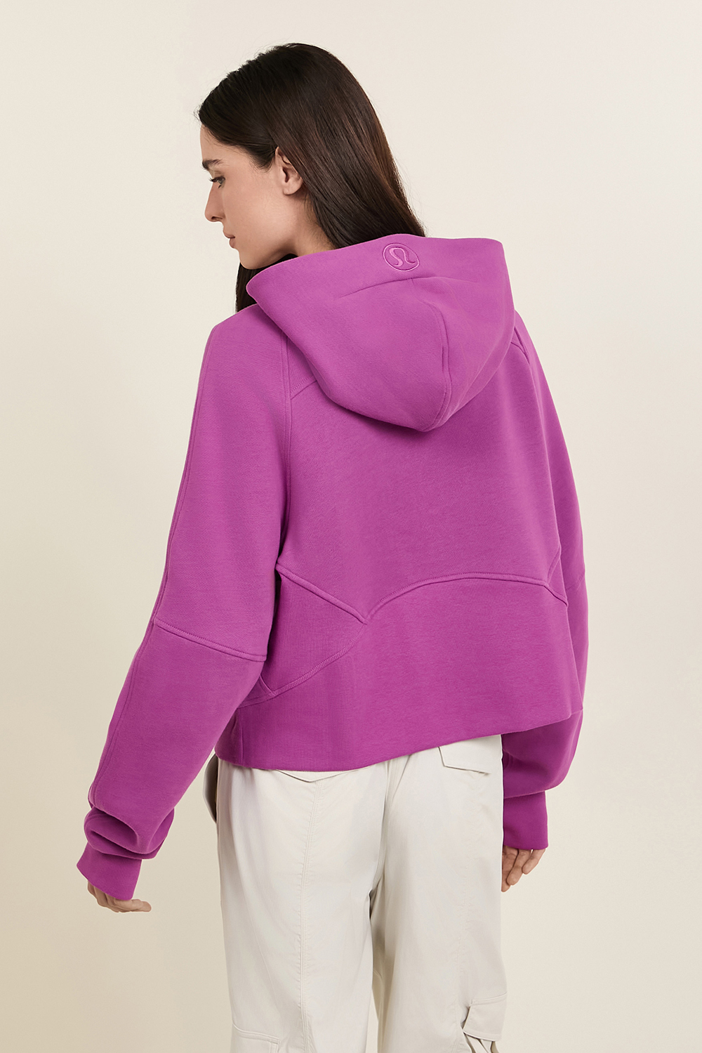 תמונת דוגמן אחורית של Scuba Oversized Half-Zip Hoodie LULULEMON