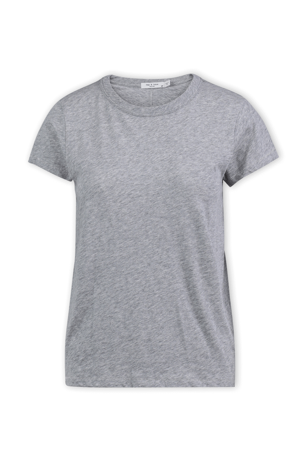 תמונה קידמית של Cotton Tee in Light Grey