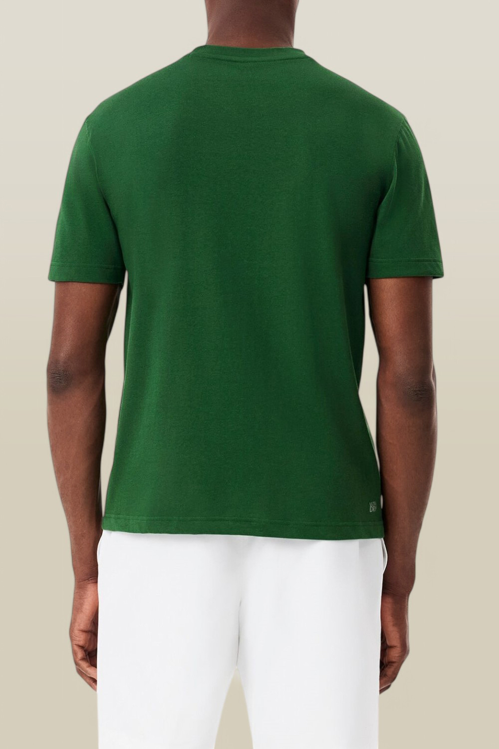 תמונת דוגמן אחורית של חולצת טי לאימון LACOSTE