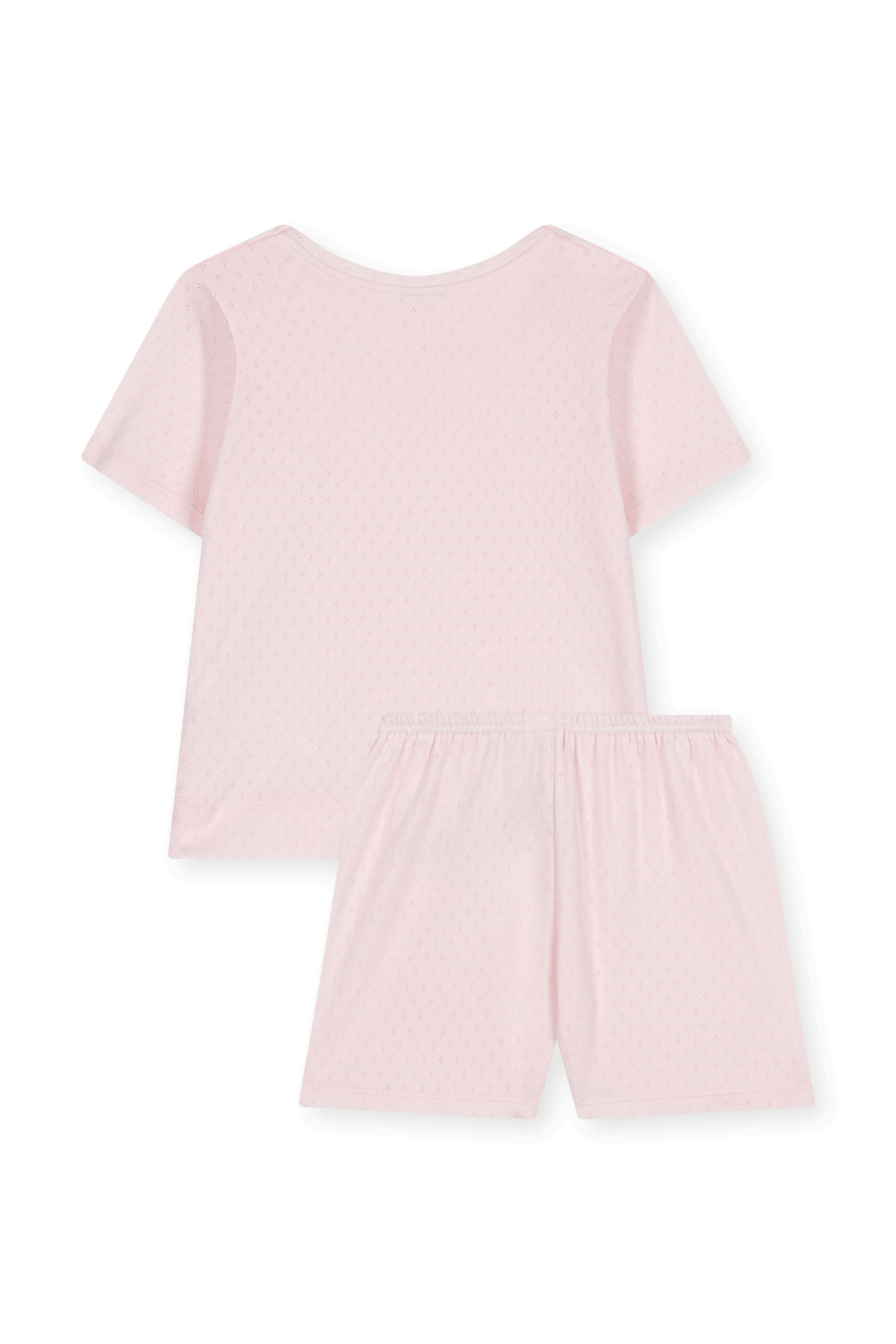 תמונה אחורית של סט פיג'מה קצר PETIT BATEAU