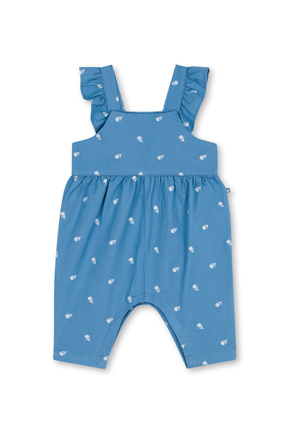 תמונה קידמית של אוברול קצר - גילאים 3-12 חודשים PETIT BATEAU