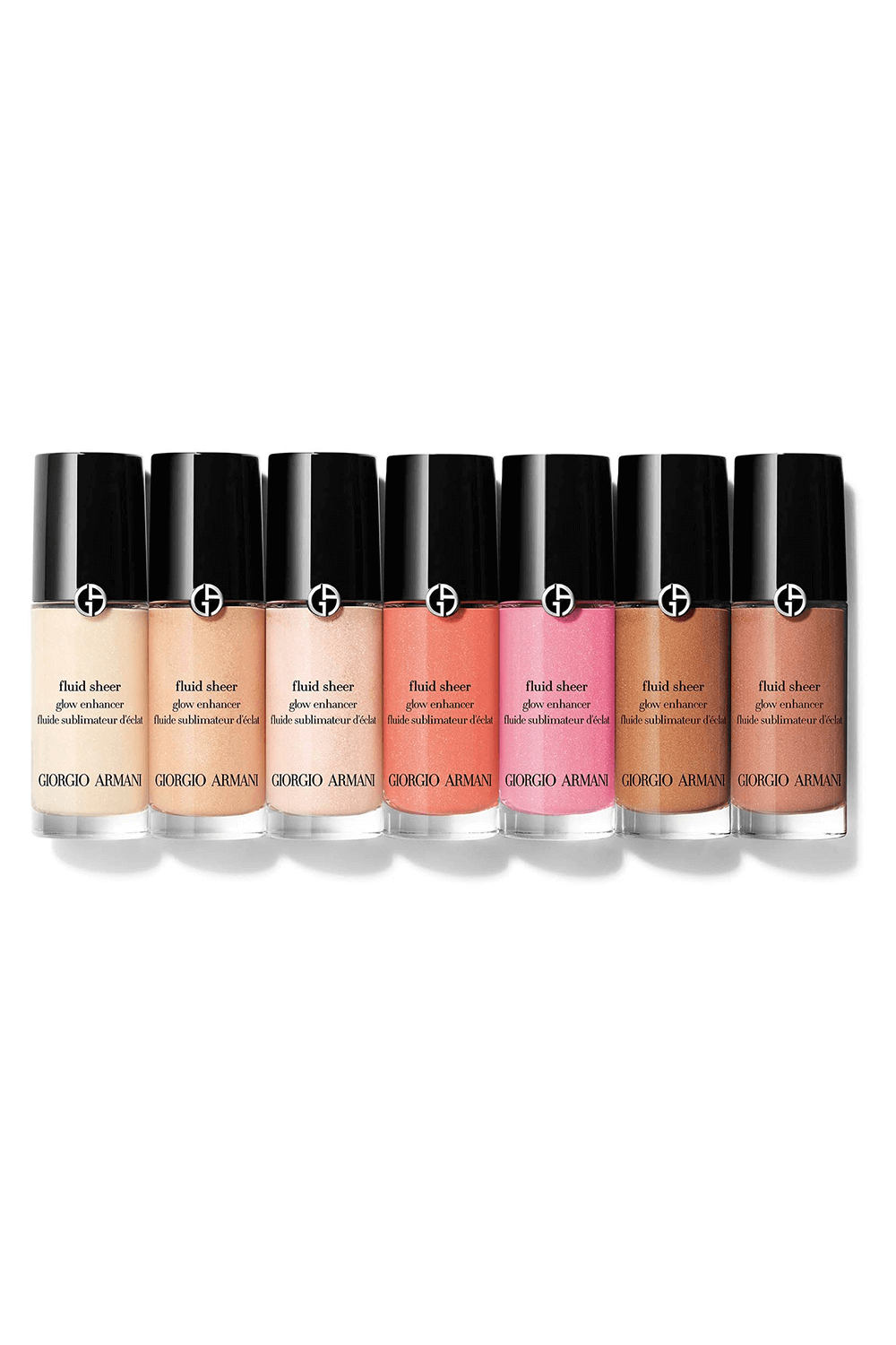 תמונת תקריב של שימר פלואיד שיר למראה זוהר 10 ARMANI BEAUTY