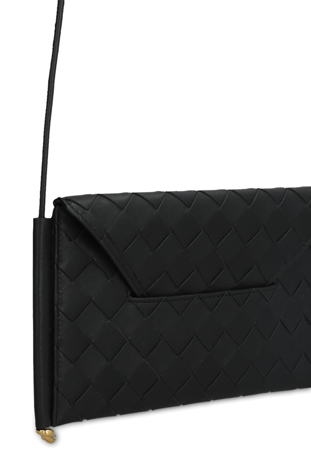 תמונת תקריב של תיק מעטפה סולטיס BOTTEGA VENETA