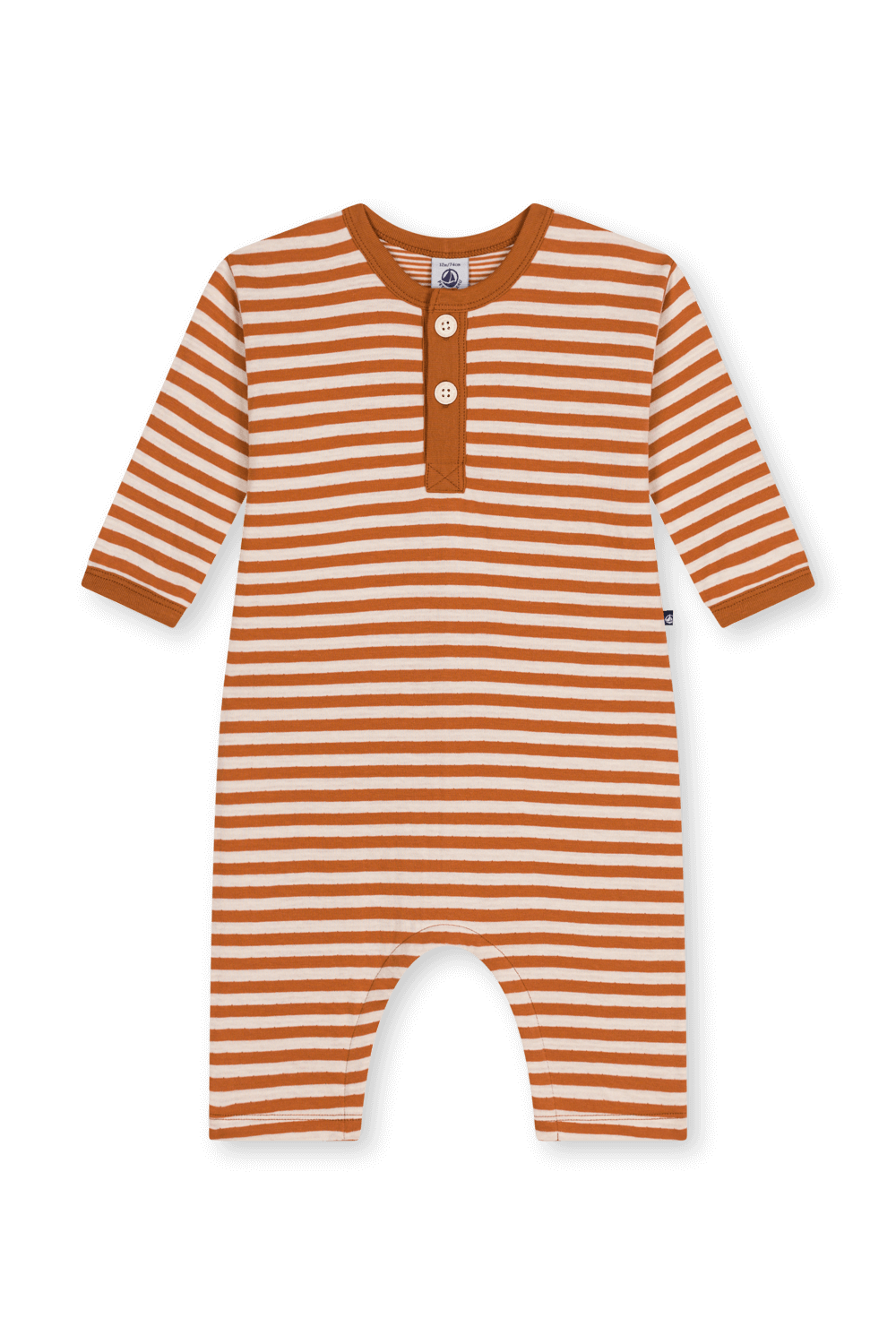 תמונה קידמית של אוברול פסים - 18-24 חודשים PETIT BATEAU
