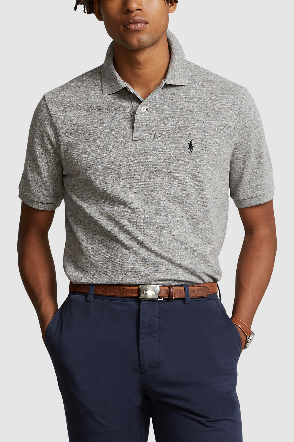 תמונת דוגמן קידמית של חולצת פולו קצרה POLO RALPH LAUREN